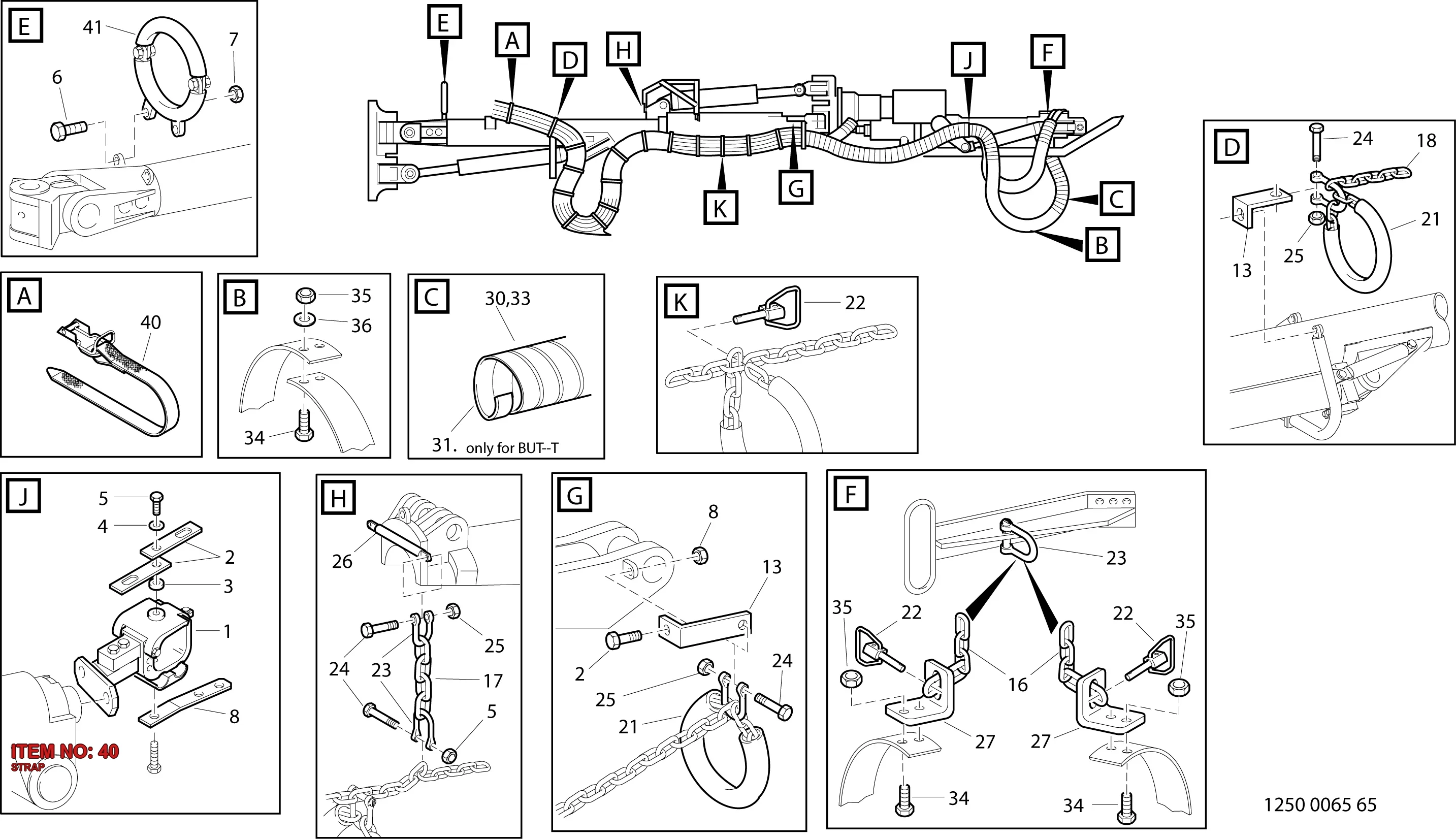 3176 3681 00 STRAP - Technical Drawing