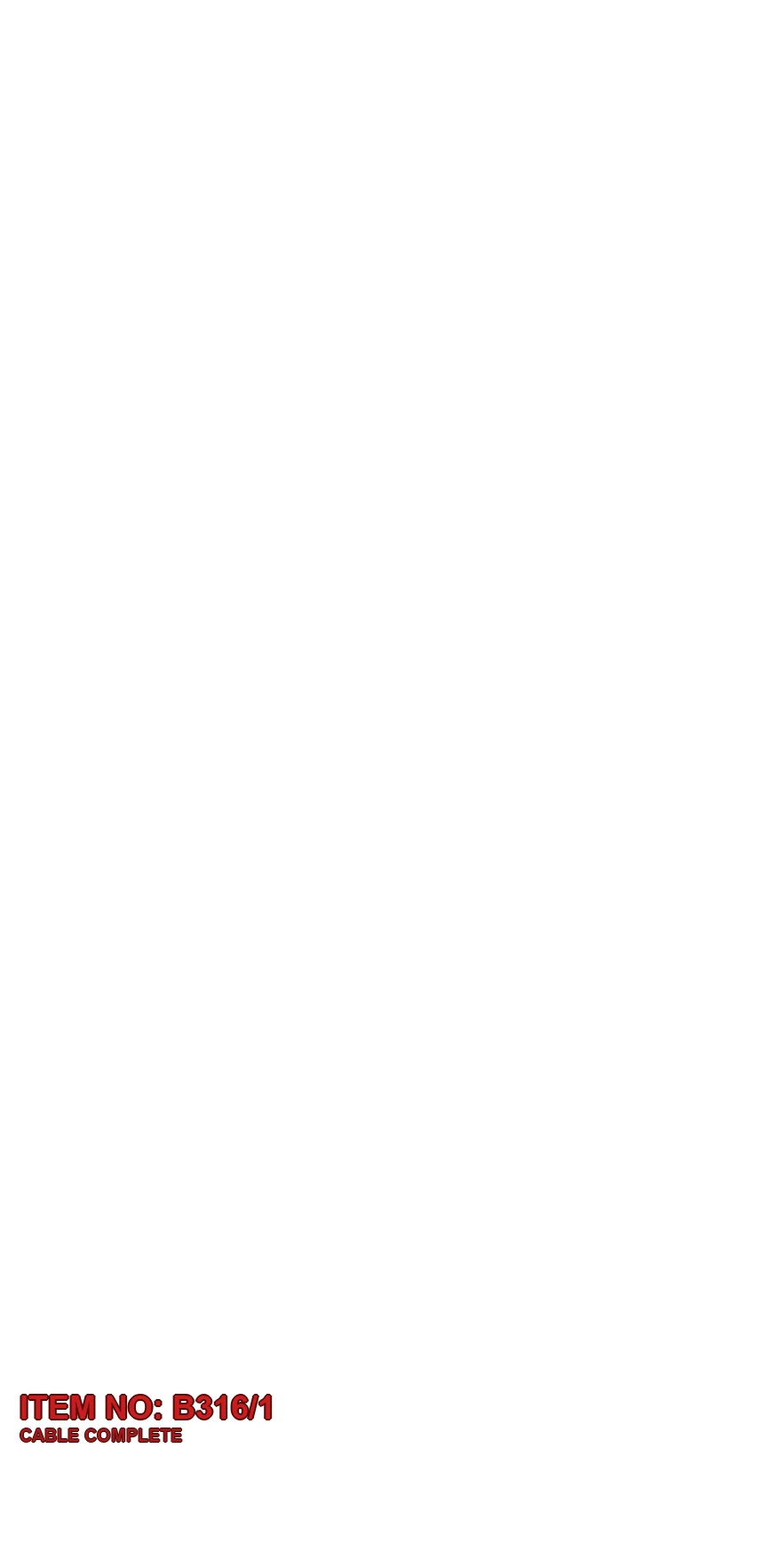 3176 4643 32 CABLE COMPLETE - Technical Drawing