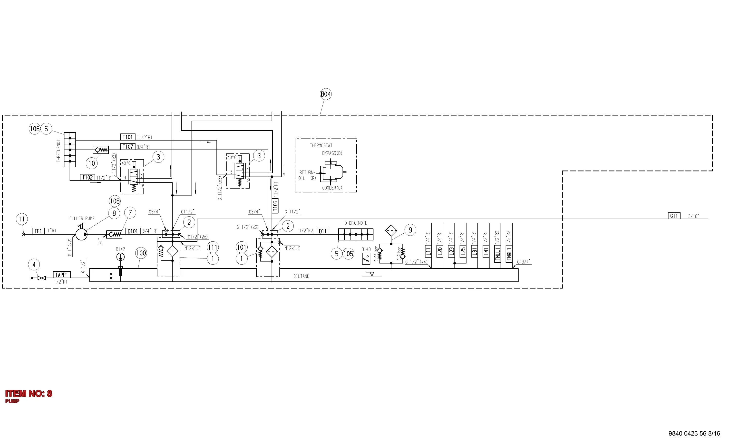 3176 7467 01 PUMP - Technical Drawing