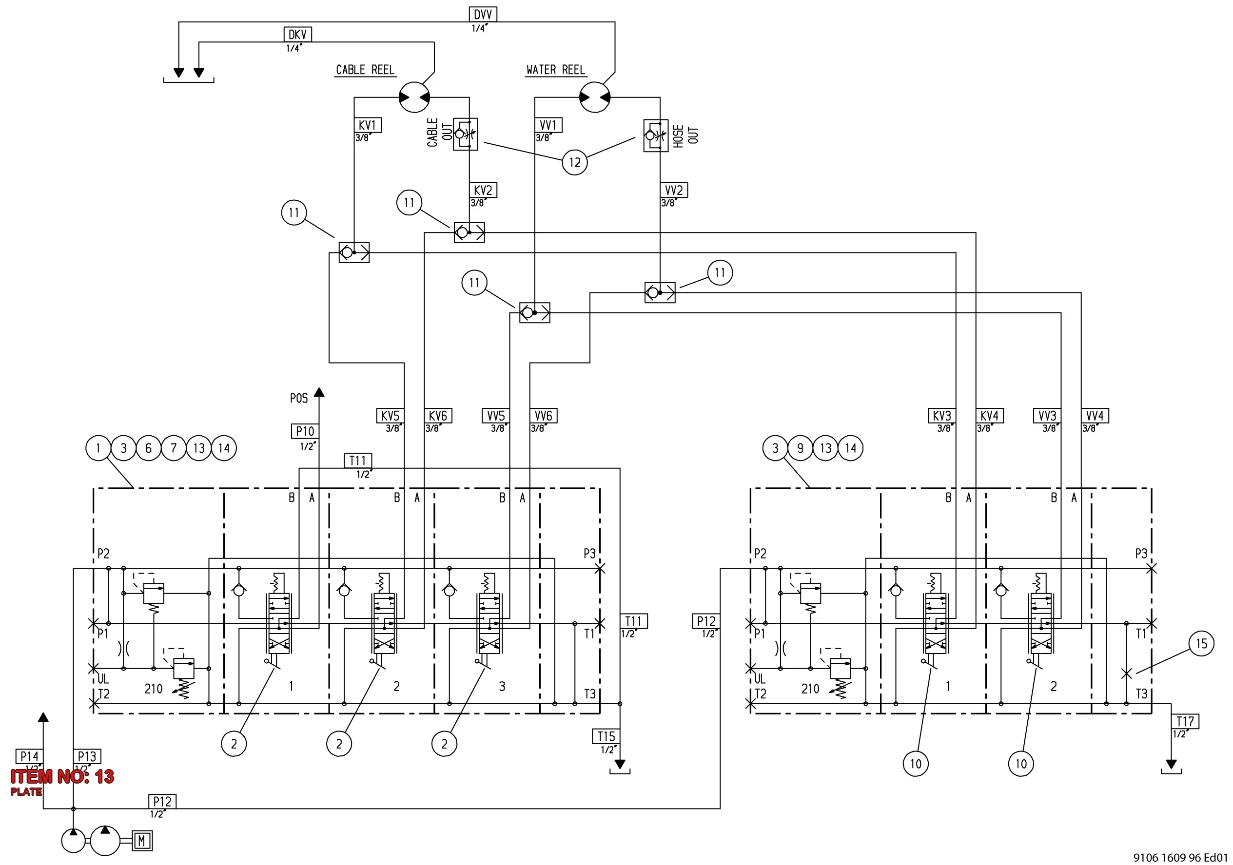 3176 7575 00 PLATE - Technical Drawing