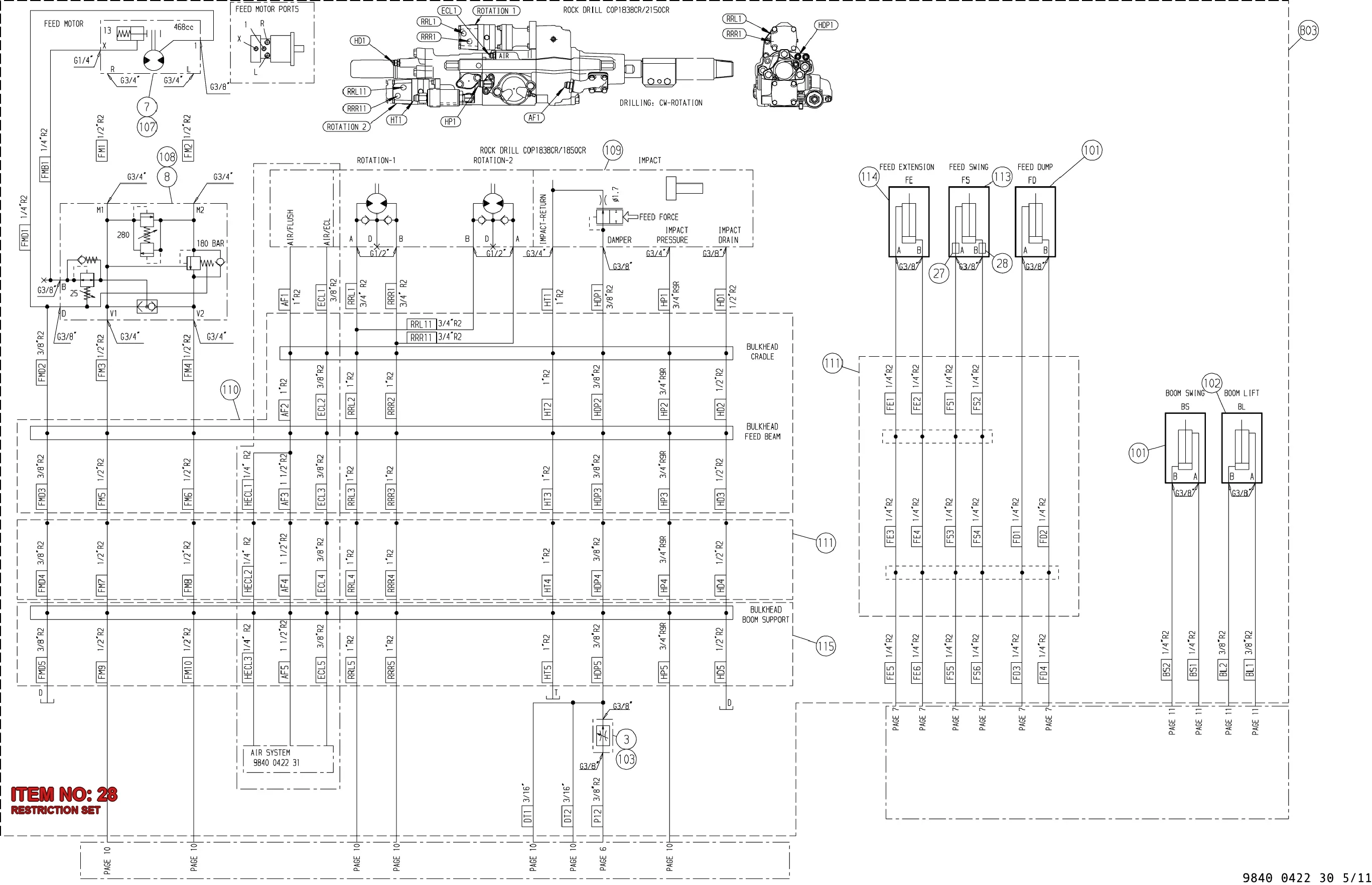 3176 8149 94 RESTRICTION SET - Technical Drawing