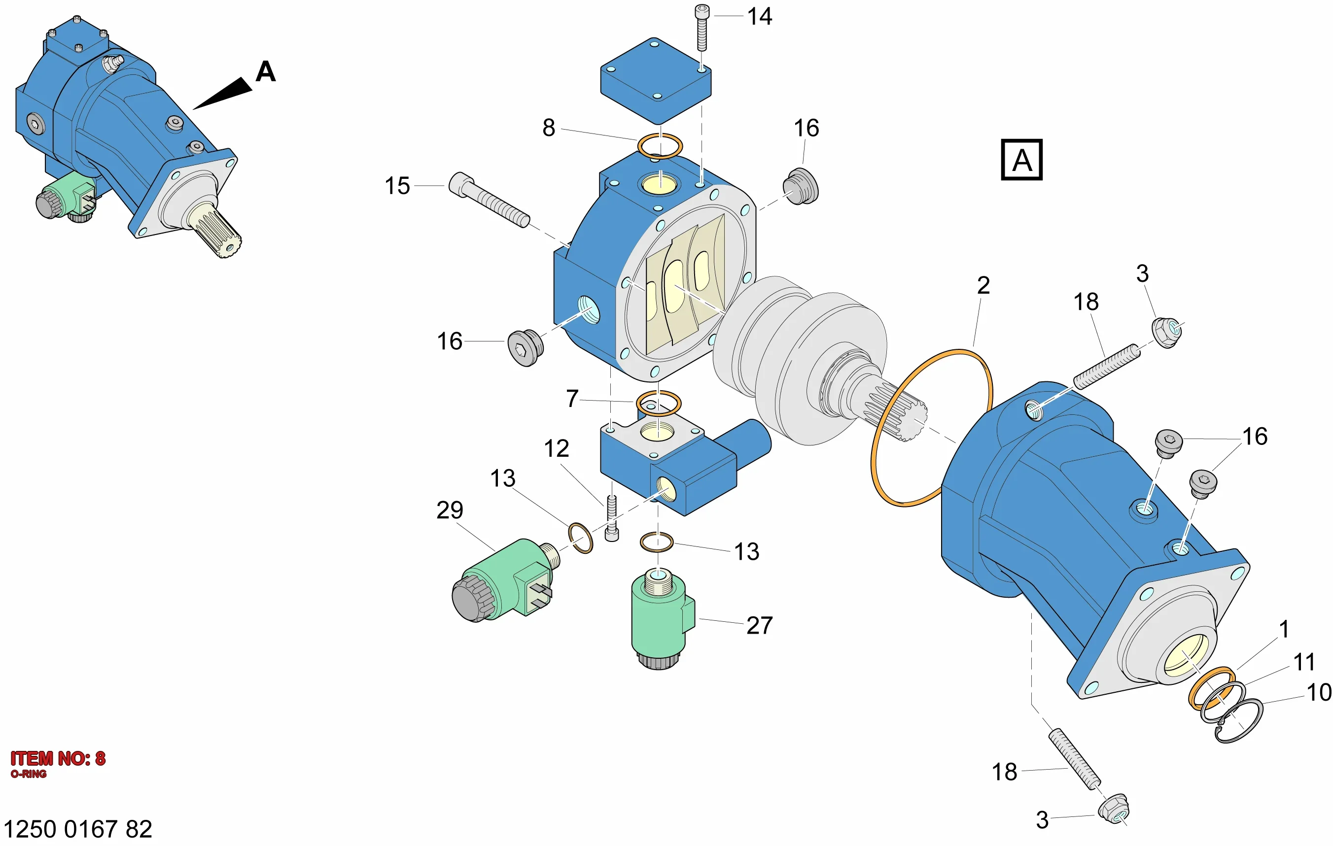 3177 0002 08 O-RING - Technical Drawing