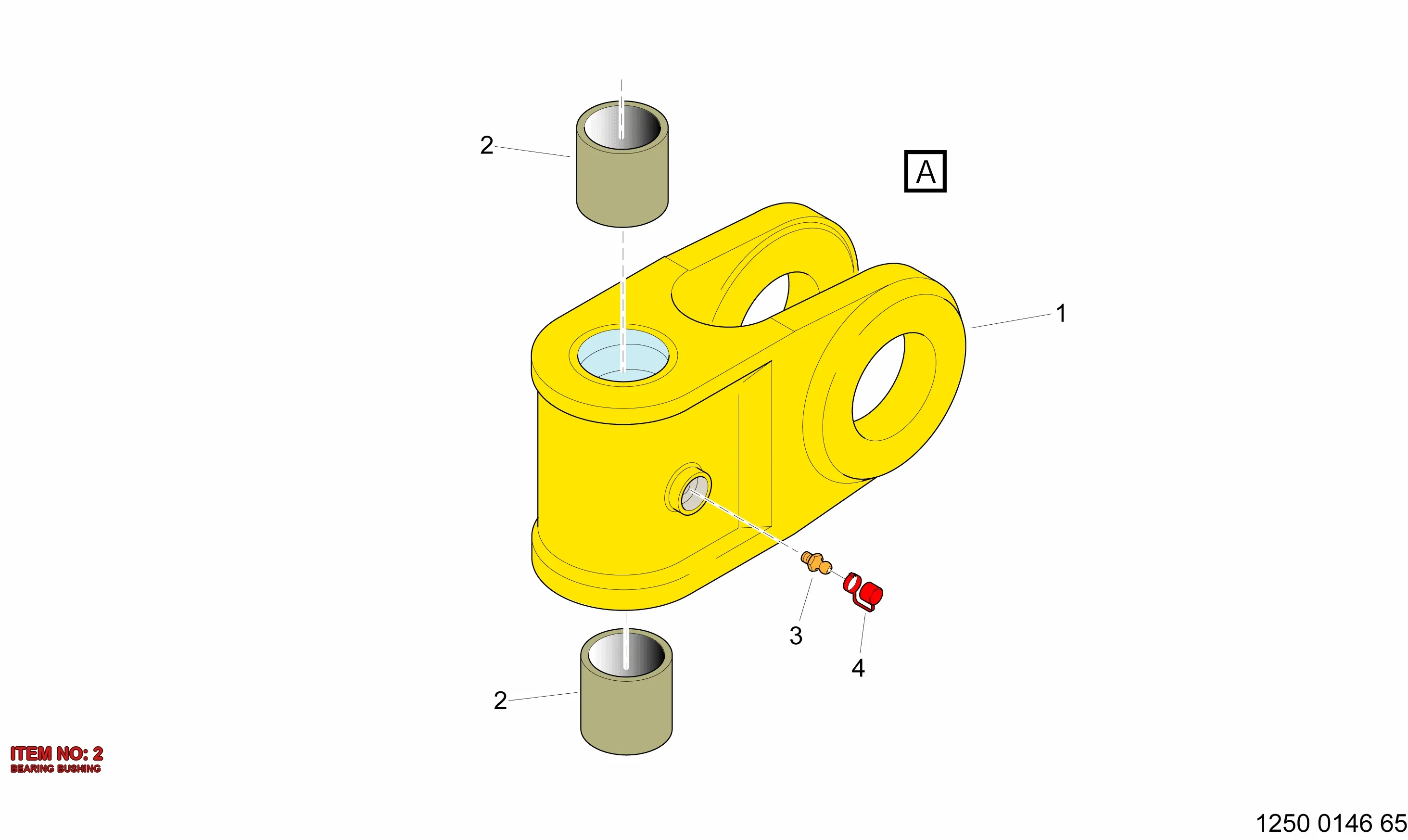 3177 0074 01 BEARING BUSHING - Technical Drawing