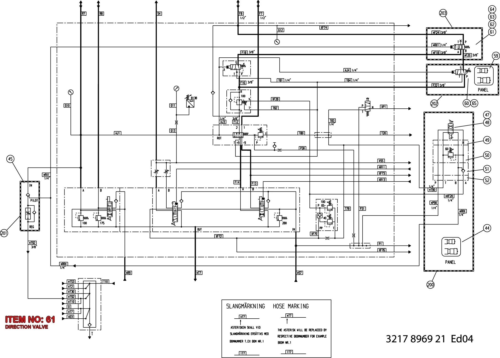 3177 3156 07 DIRECTION VALVE - Technical Drawing