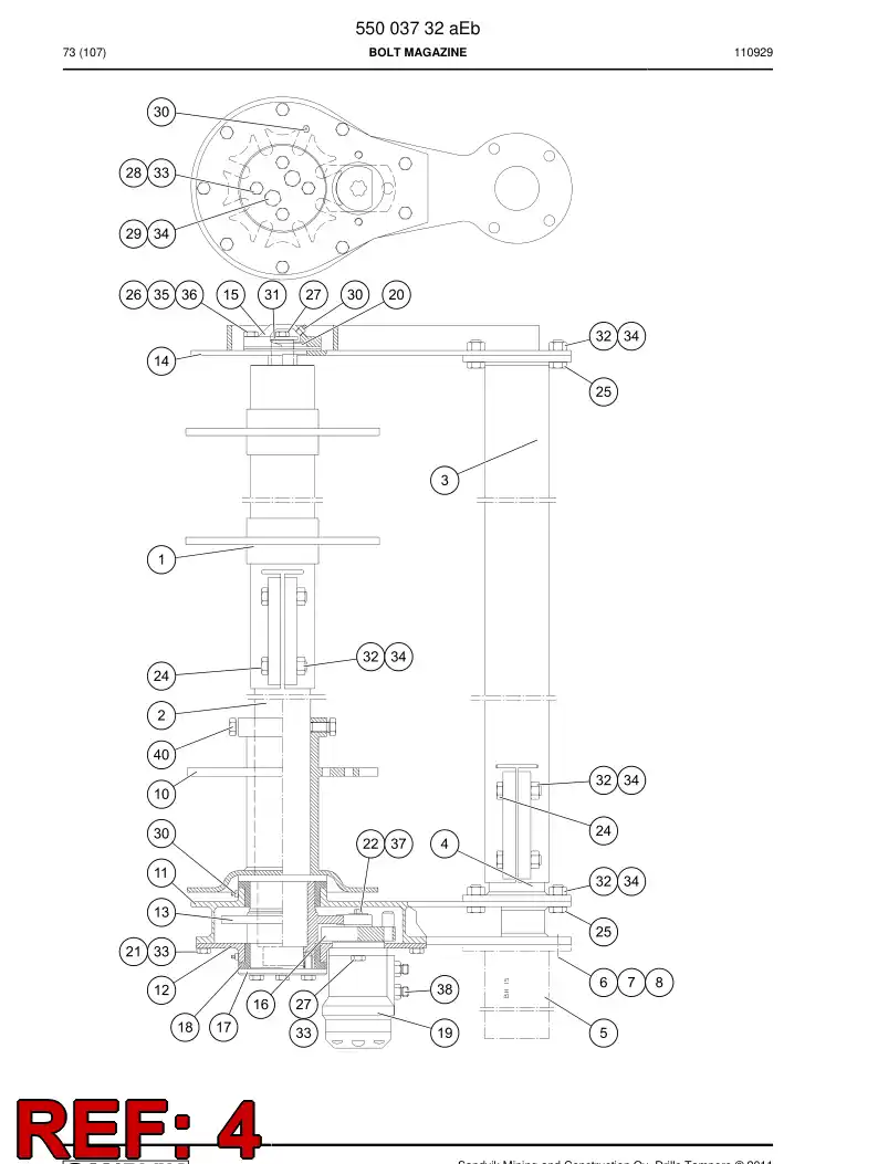 32010308a 320 103 08a PIPE - Sandvik Technical Drawing