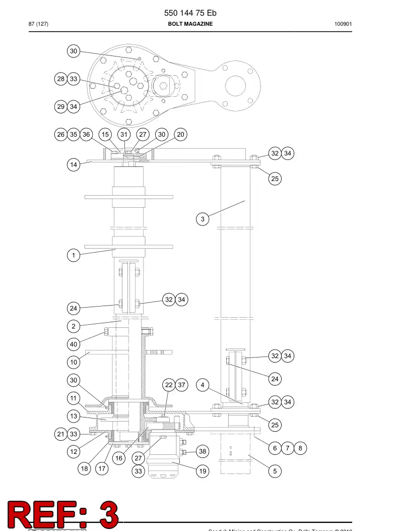 32010688 320 106 88 PIPE - Sandvik Technical Drawing