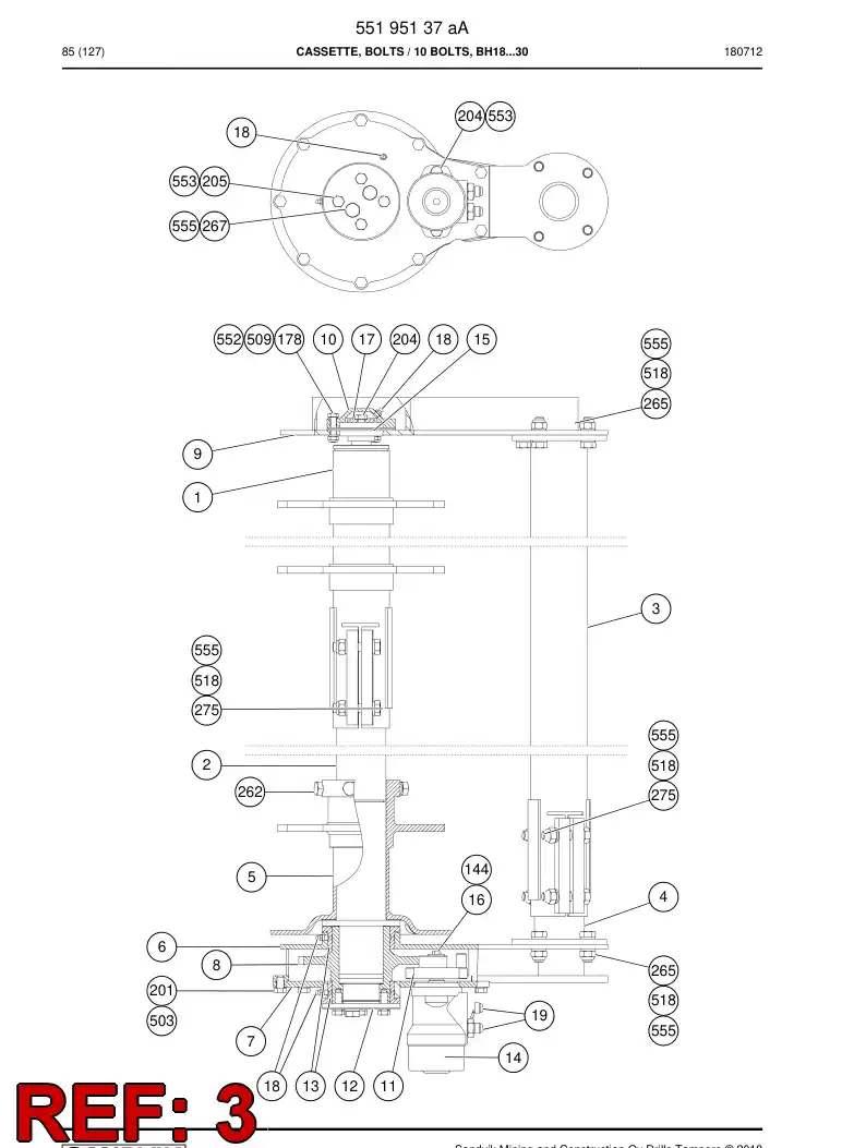 32010688e 320 106 88e PIPE - Sandvik Technical Drawing