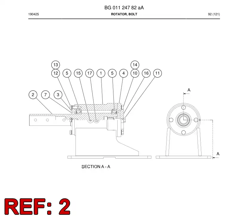 32014598e 320 145 98e Shaft - Sandvik Technical Drawing