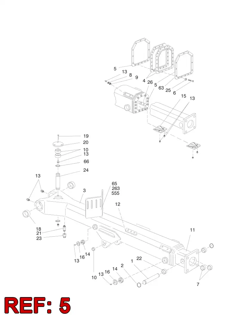 32057408 320 574 08 WIPER TIGHTENING FLANGE - Sandvik Technical Drawing