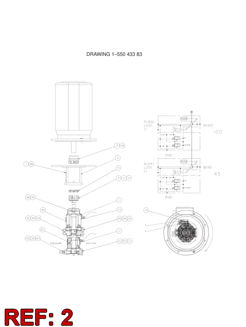 32078618 320 786 18 FLANGE - Sandvik Technical Drawing