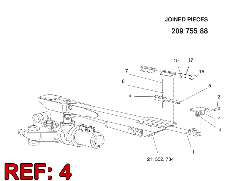 32104168 321 041 68 BEARING HOUSING TF/TXF - Sandvik Technical Drawing