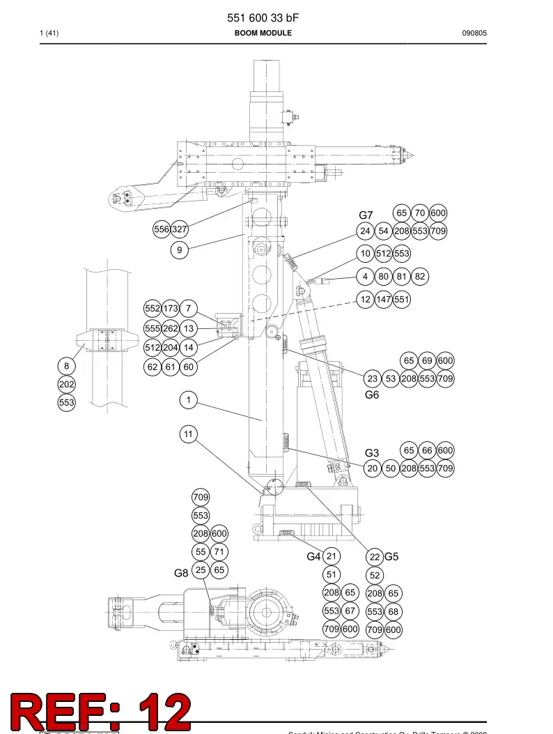 32105178 321 051 78 COVER - Sandvik Technical Drawing