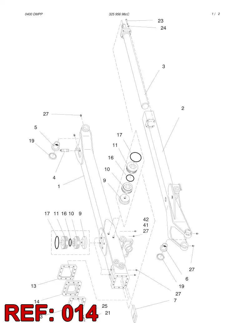 32107508 321 075 08 WIPER - Sandvik Technical Drawing