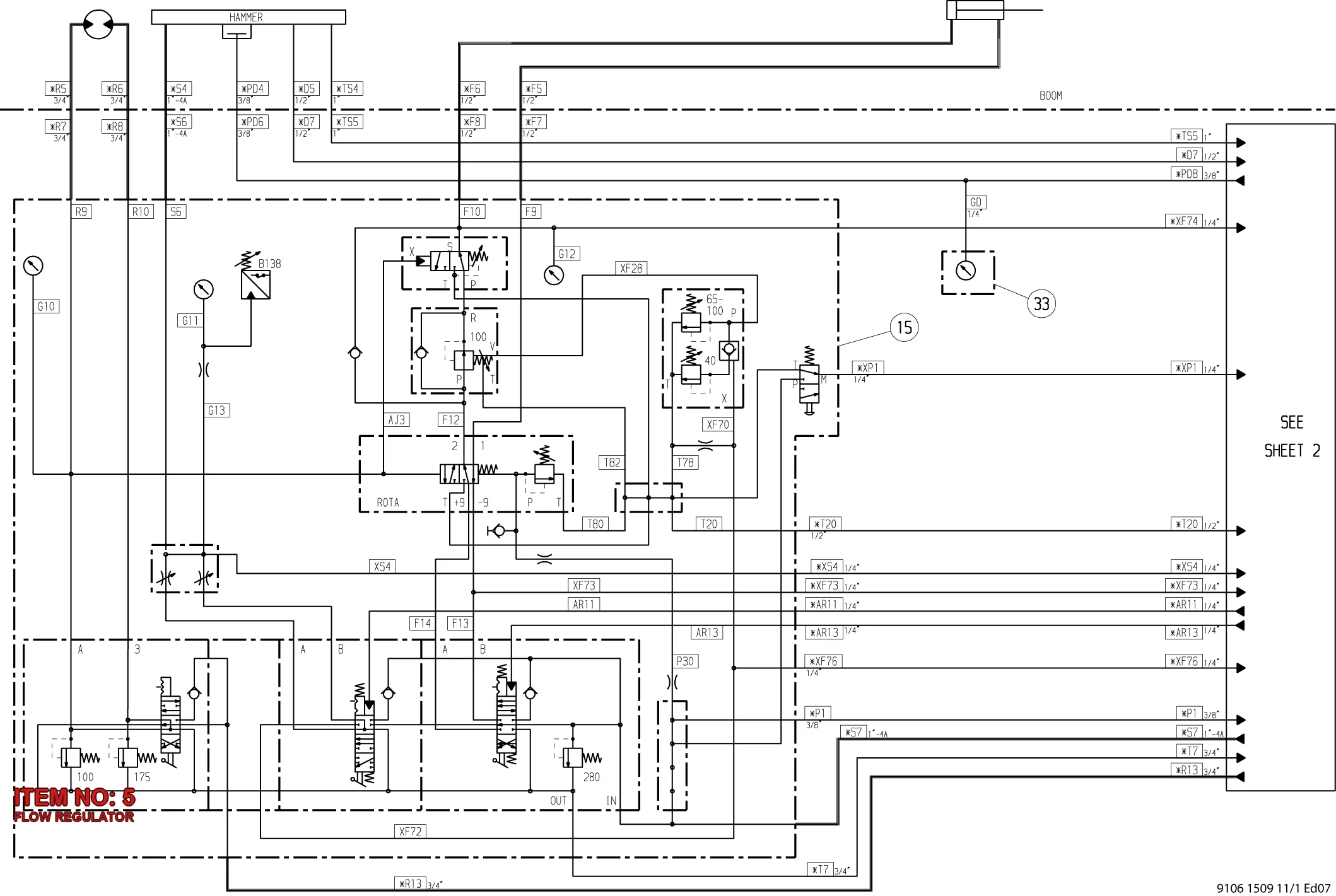 3214 7669 81 FLOW REGULATOR - Technical Drawing