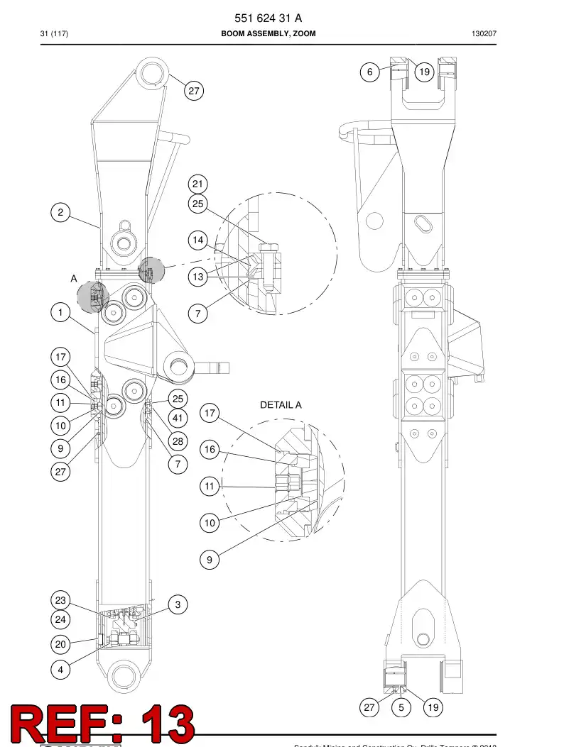 32148238a 321 482 38a FLANGE - Sandvik Technical Drawing