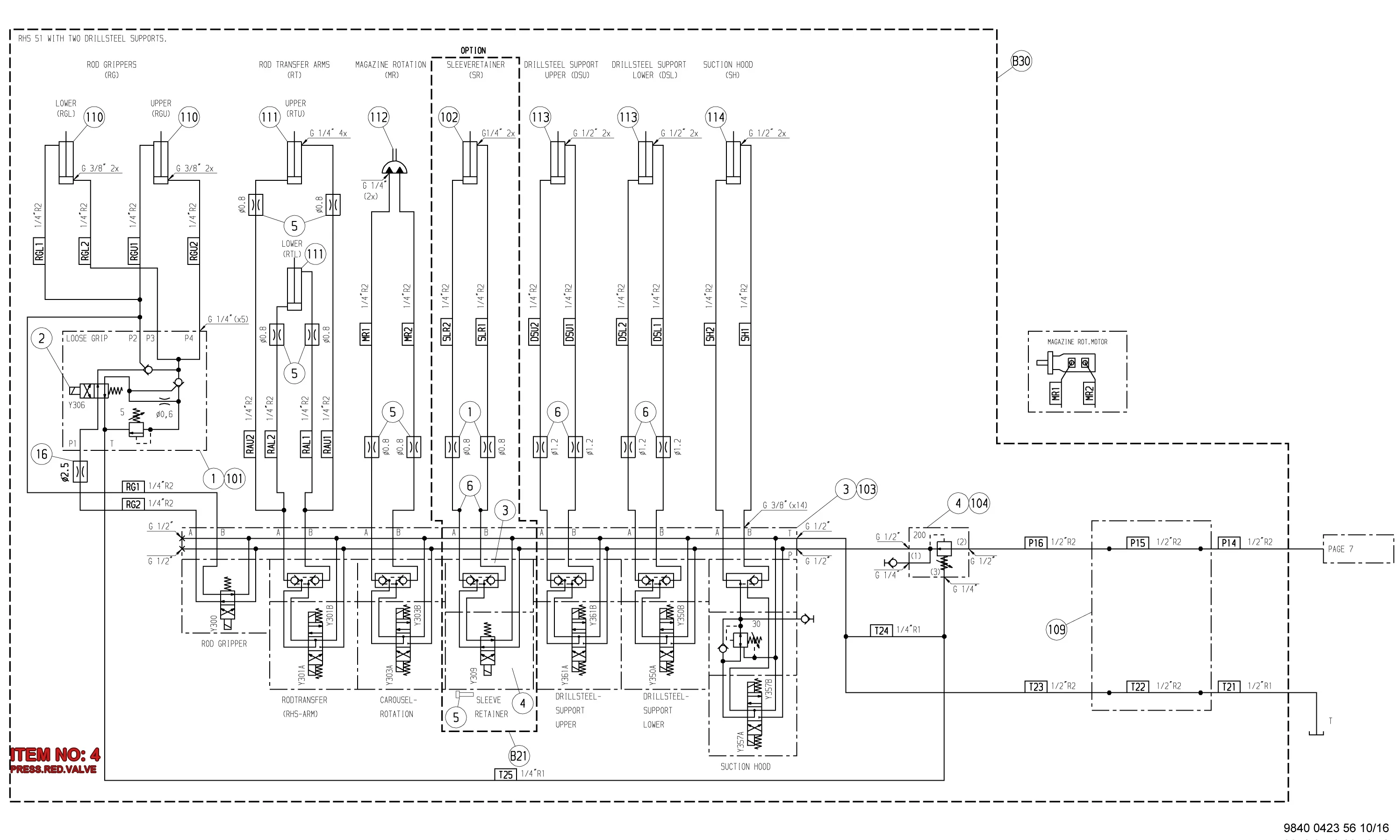 3214 9012 80 PRESS.RED.VALVE - Technical Drawing