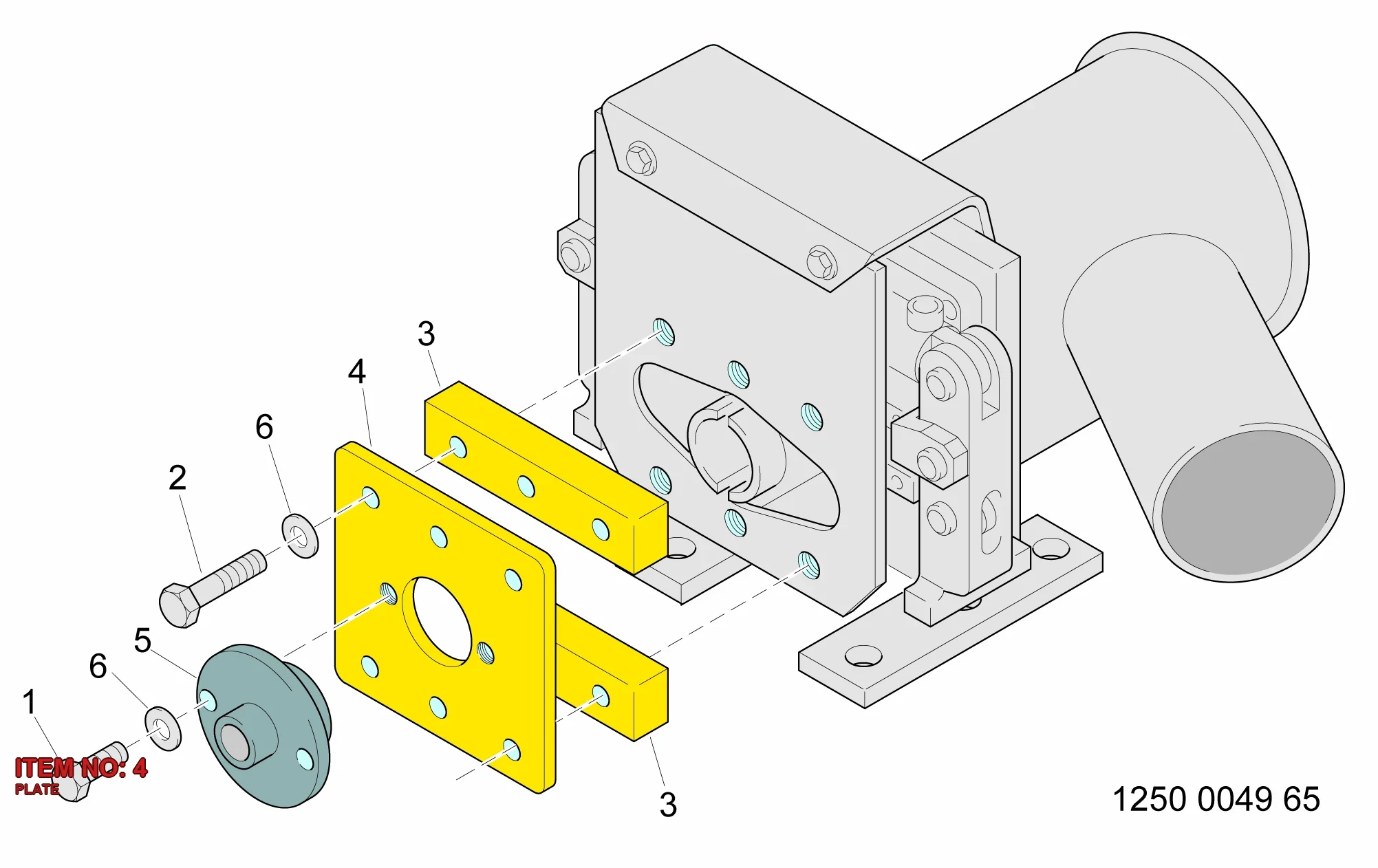 3214 9234 00 PLATE - Technical Drawing