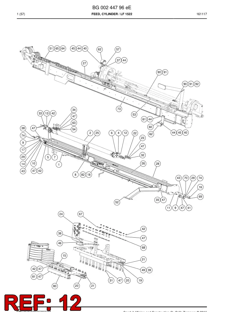 32154918f 321 549 18f Plate - Sandvik Technical Drawing
