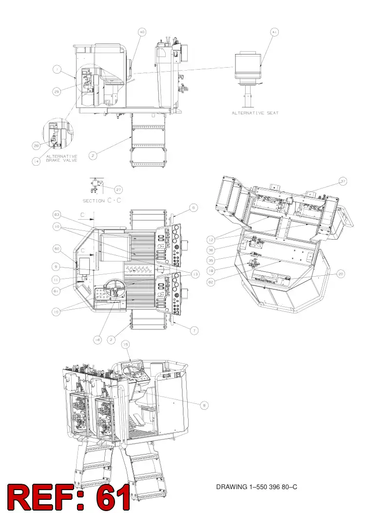 32156116 321 561 16 INCLINATION GAUGE ASSY - Sandvik Technical Drawing