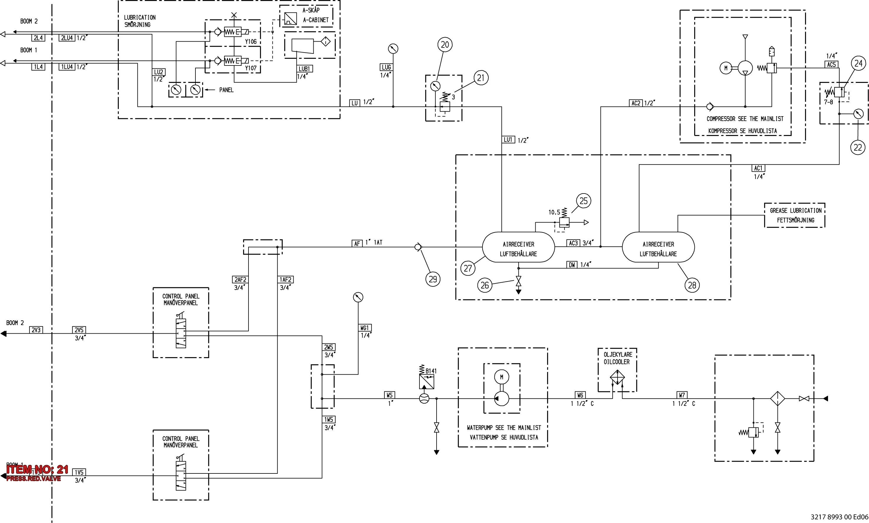 3215 9595 00 PRESS.RED.VALVE - Technical Drawing