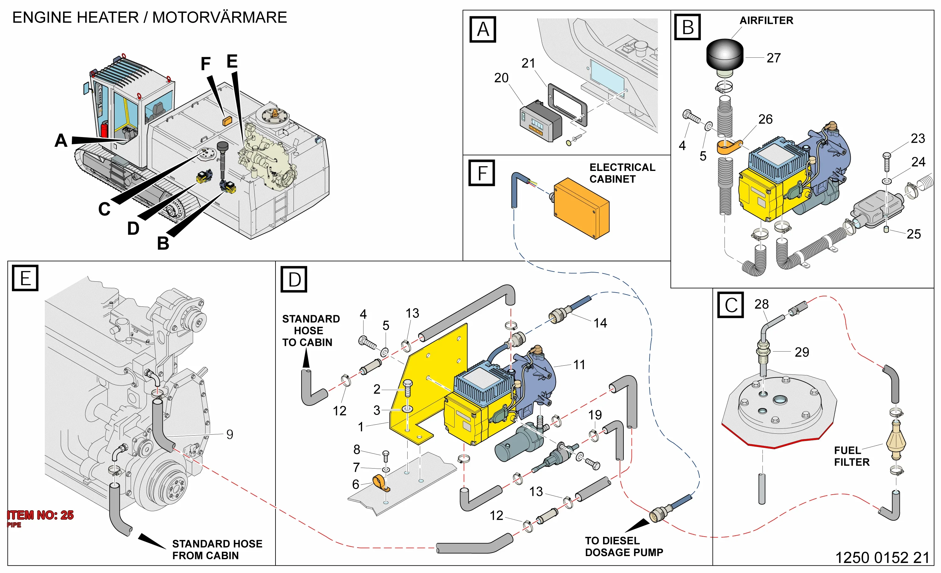 3216 7118 04 PIPE - Technical Drawing