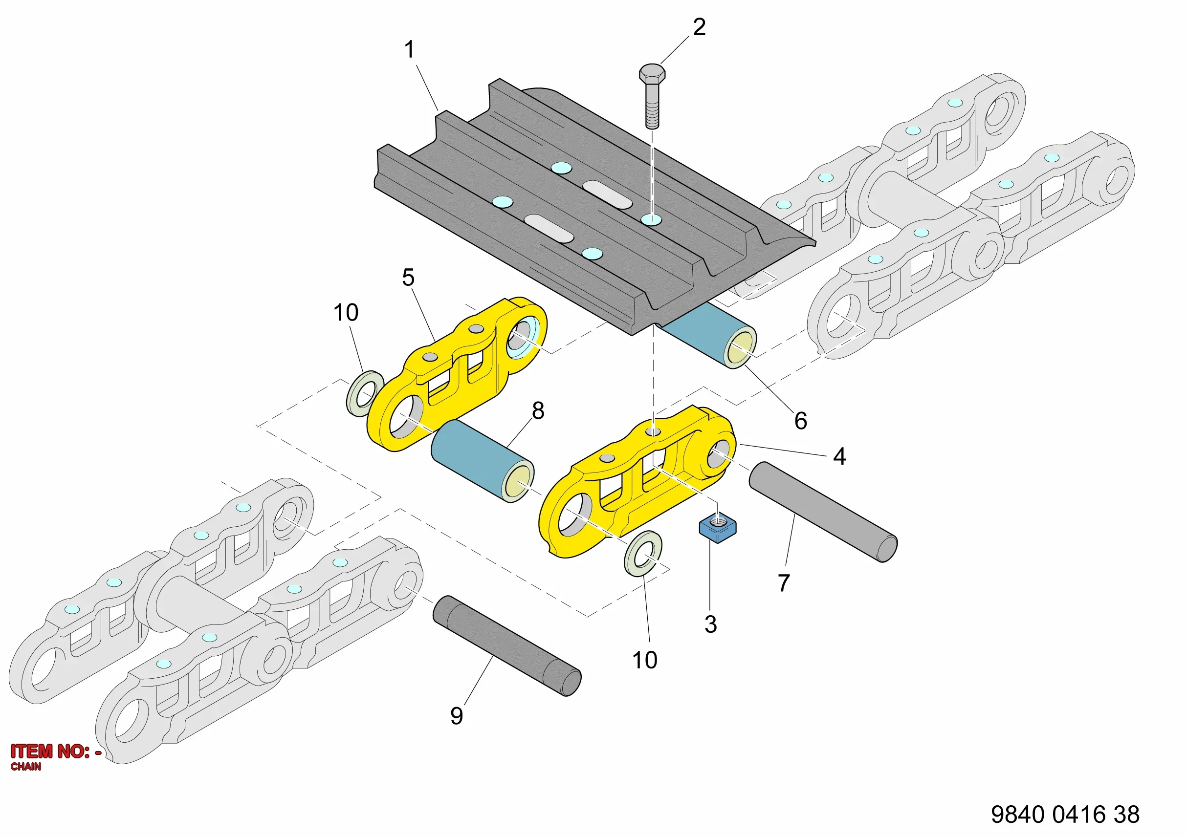 3216 7197 90 CHAIN - Technical Drawing