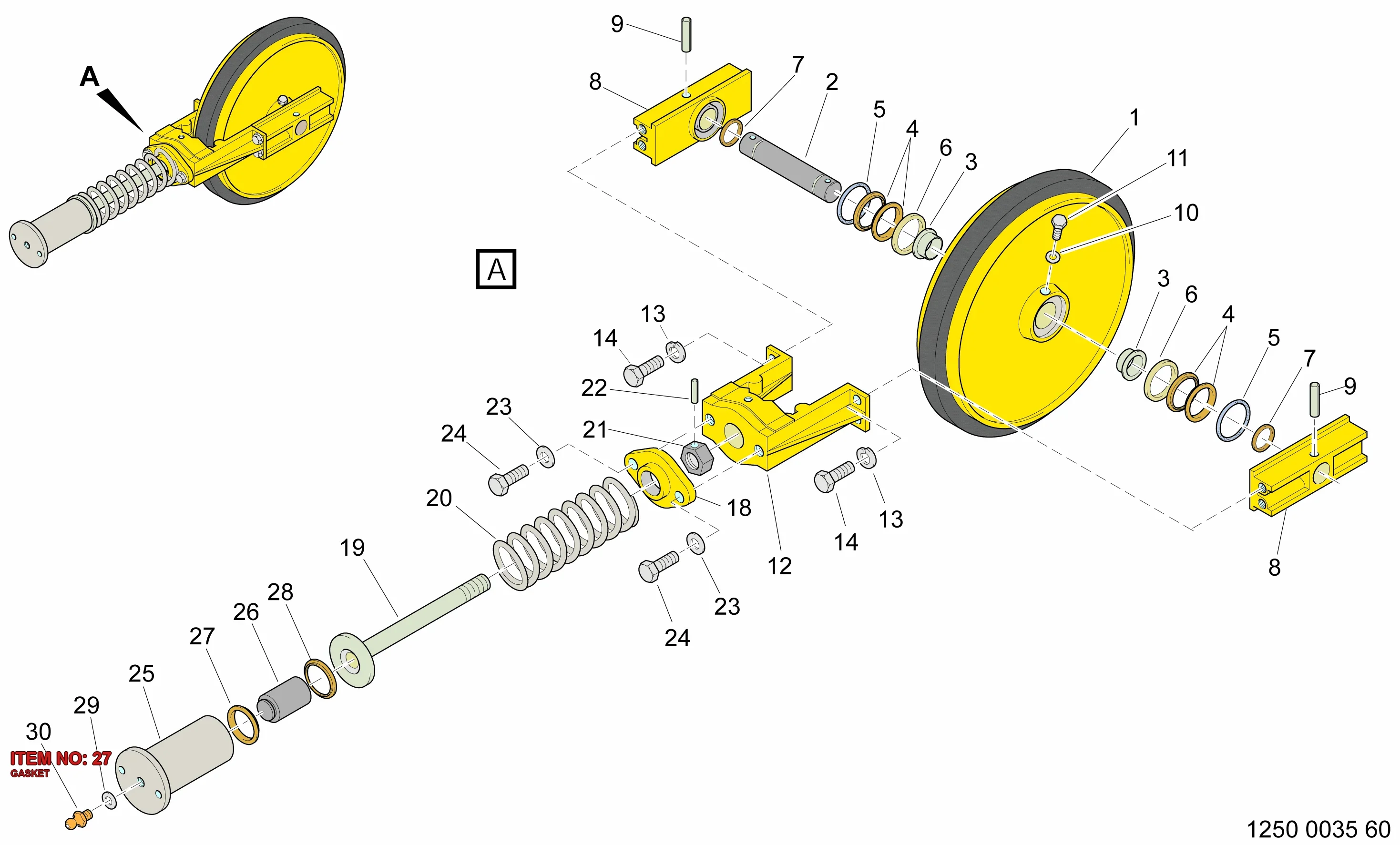 3216 7304 00 GASKET - Technical Drawing