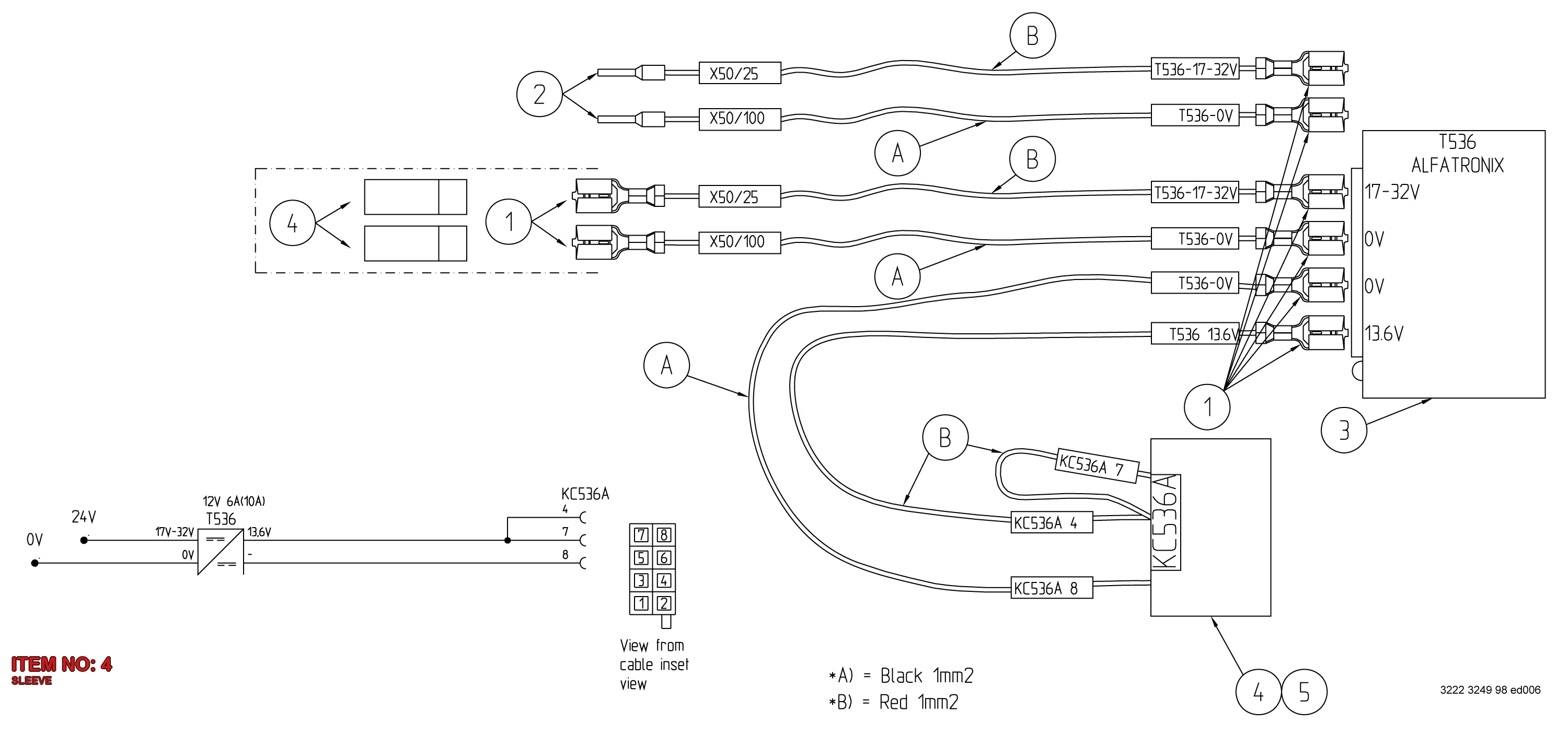 3216 7928 00 SLEEVE - Technical Drawing