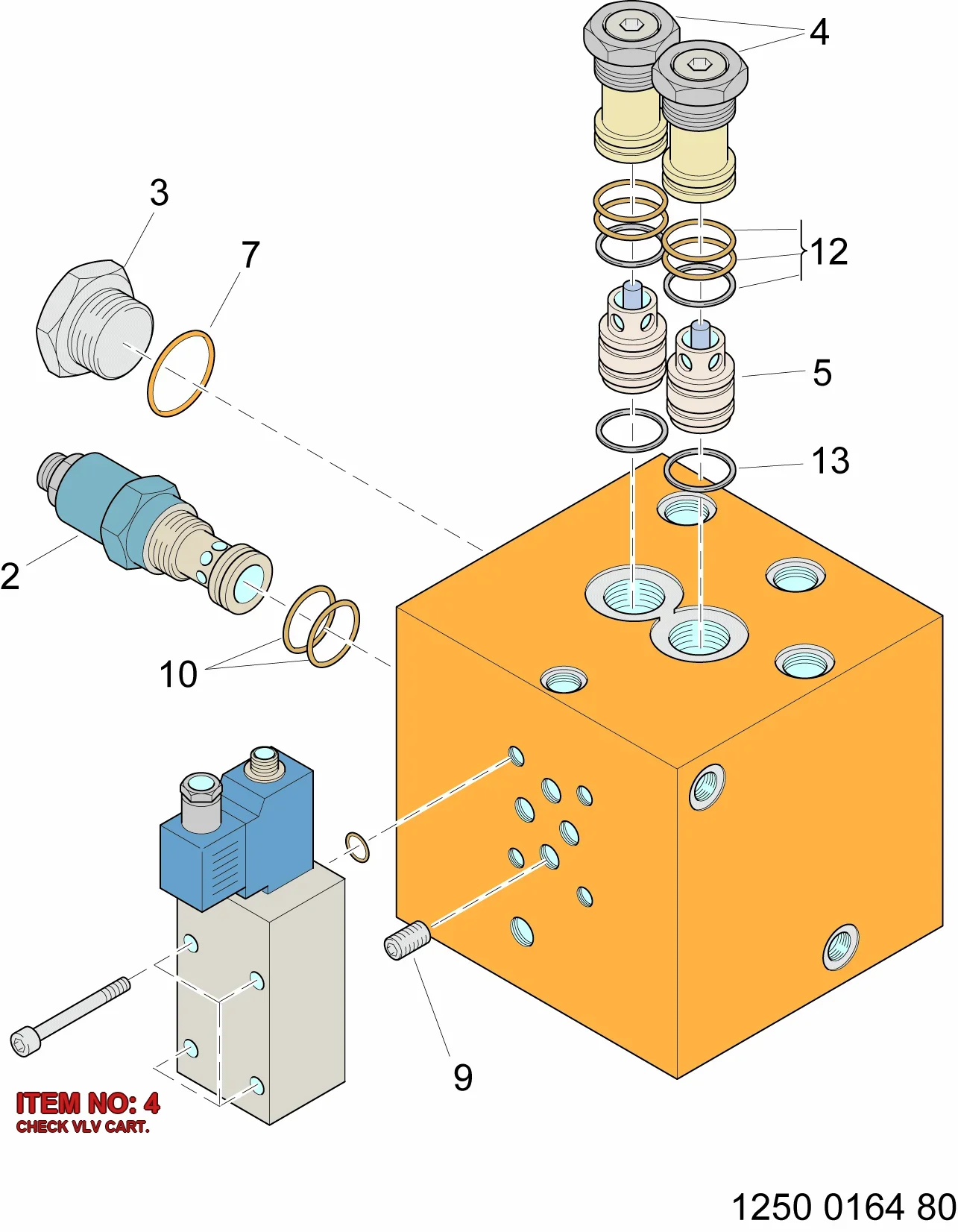 3216 8064 84 CHECK VLV CART. - Technical Drawing