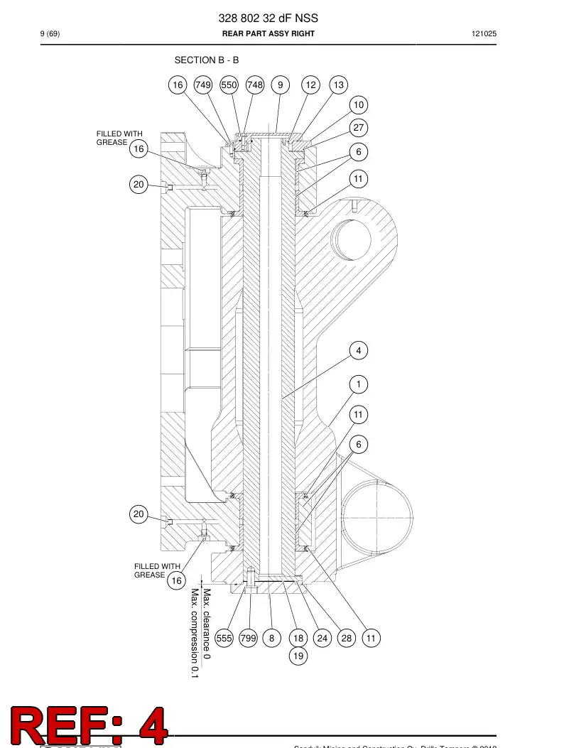 32168318 321 683 18 SHAFT - Sandvik Technical Drawing