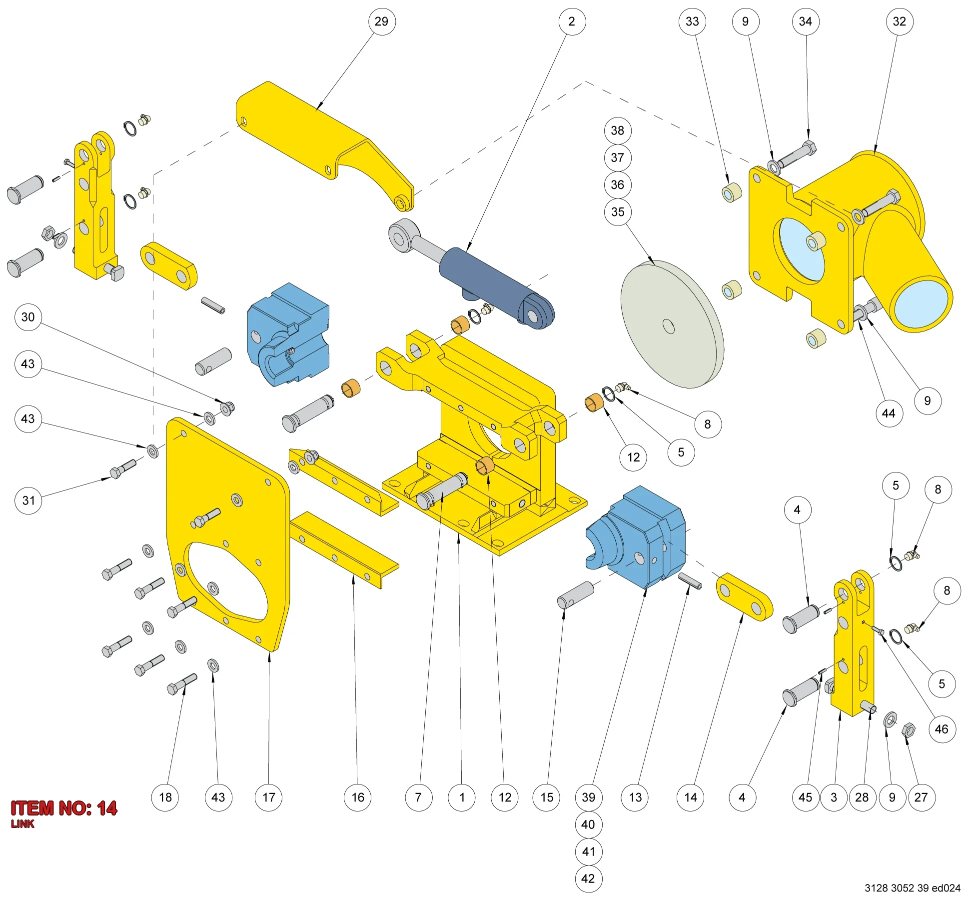 3216 8781 00 LINK - Technical Drawing