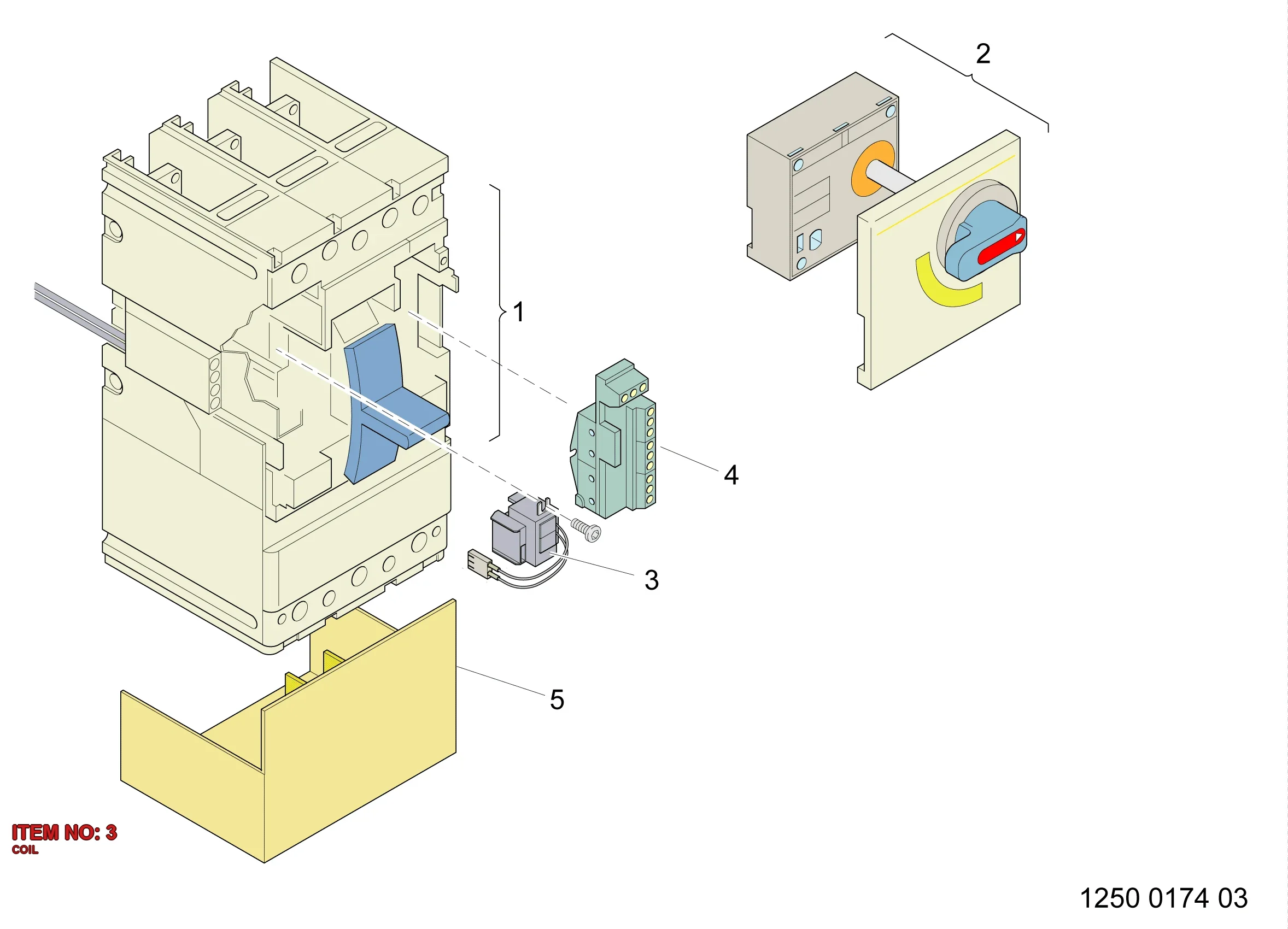 3217 0005 53 COIL - Technical Drawing