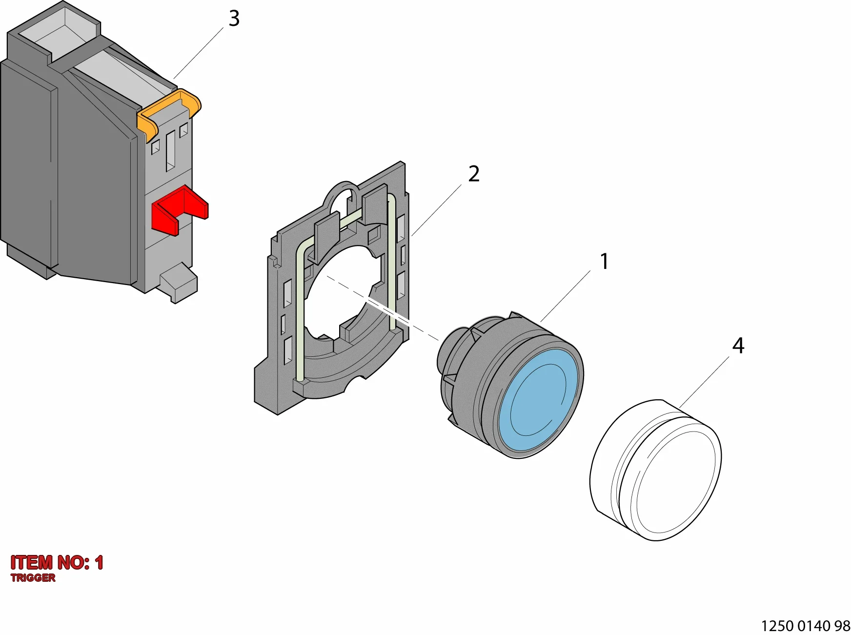 3217 0010 06 TRIGGER - Technical Drawing