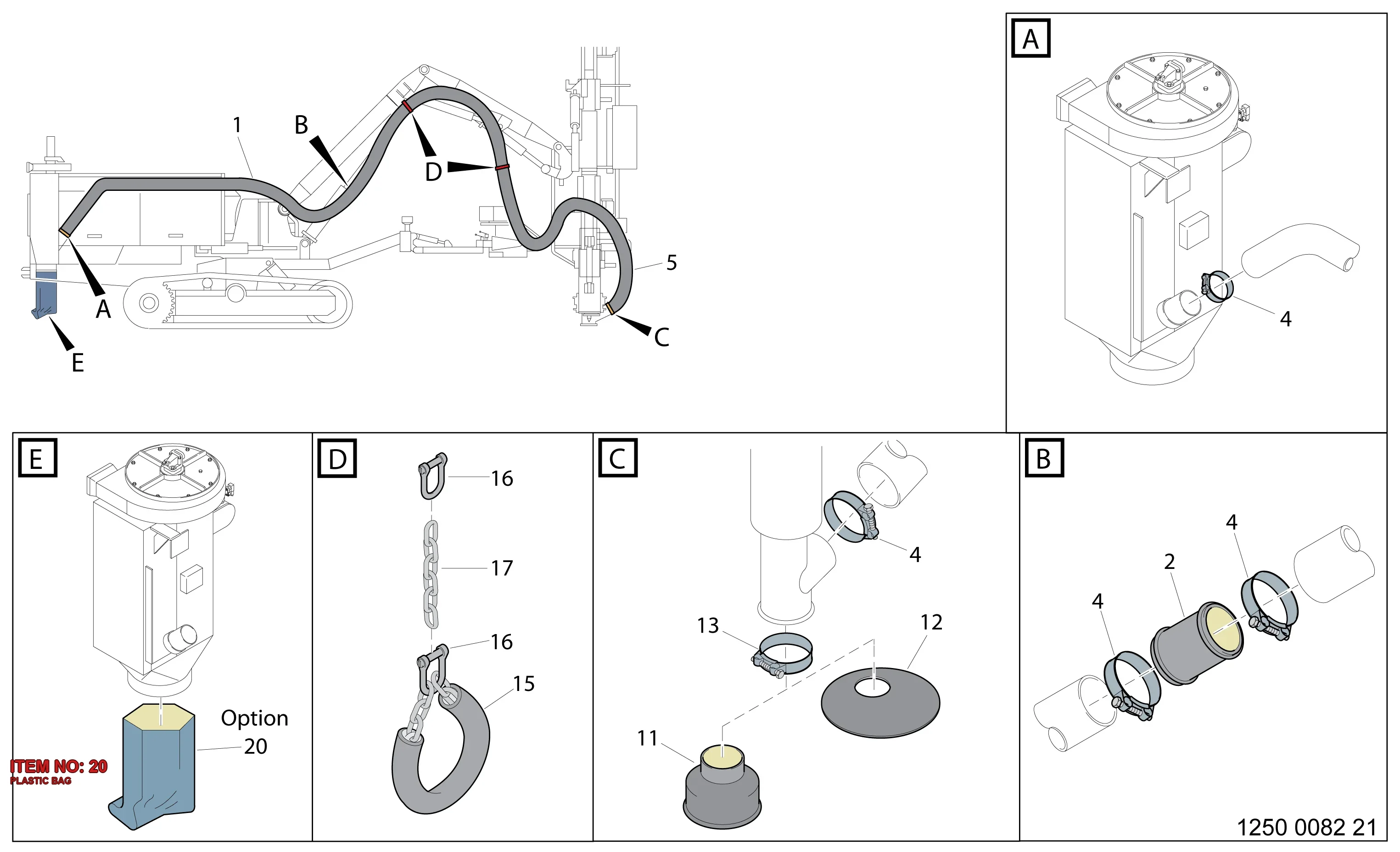 3217 0578 91 PLASTIC BAG - Technical Drawing