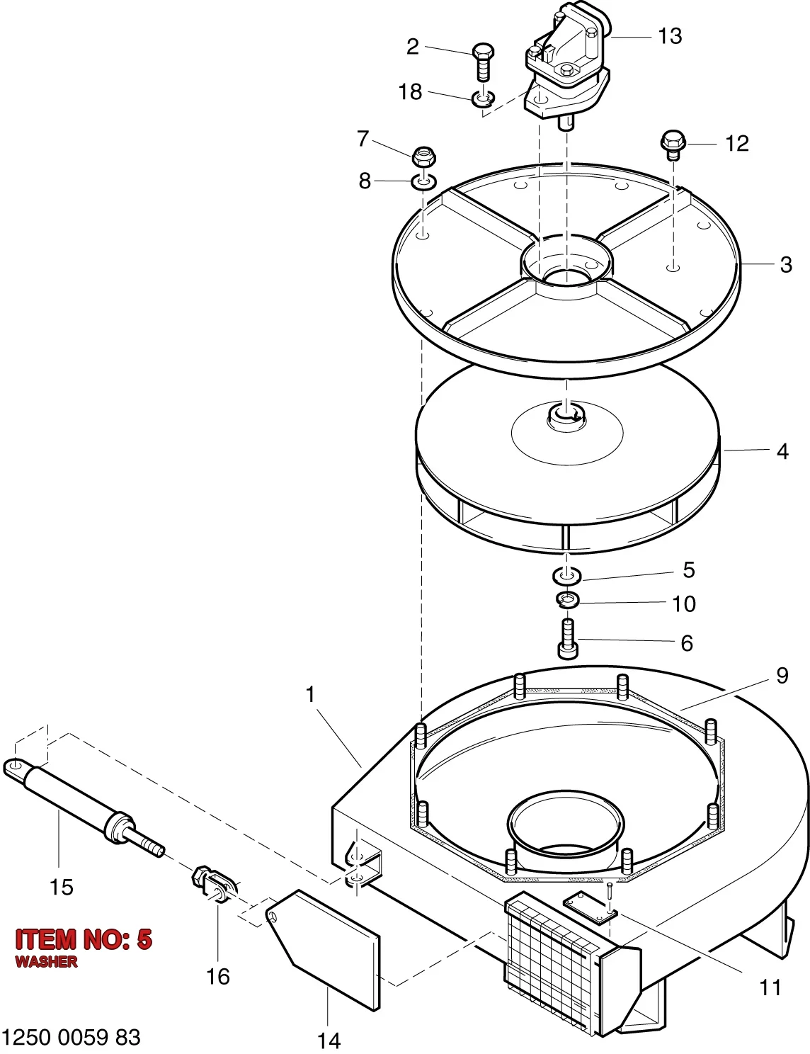 3217 5315 10 WASHER - Technical Drawing