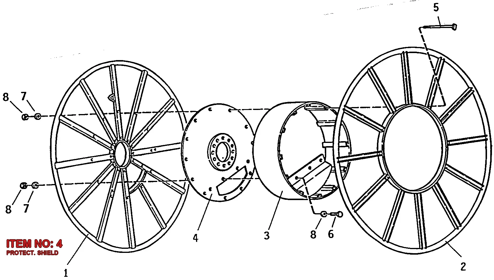 3217 5597 04 PROTECT. SHIELD - Technical Drawing