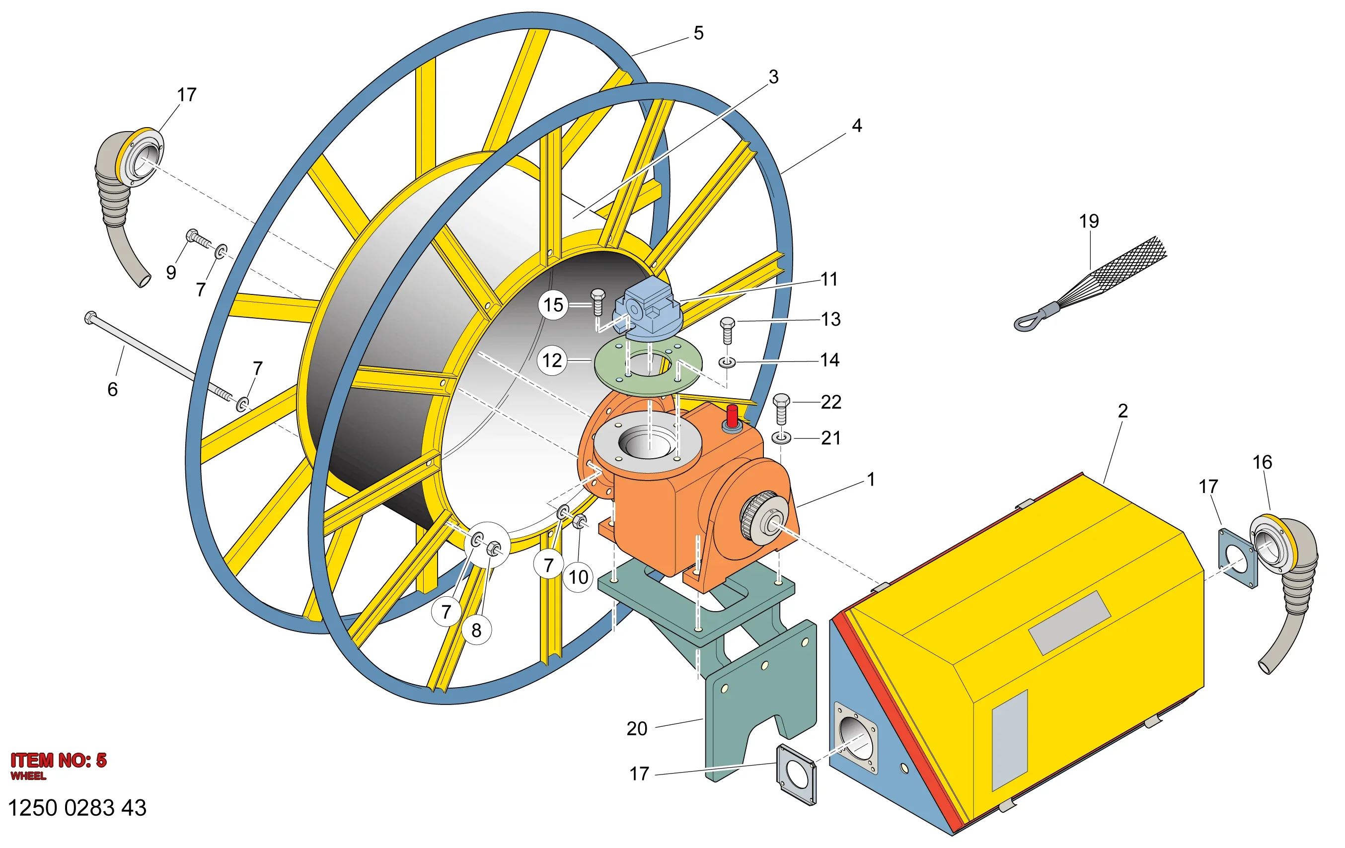 3217 5598 04 WHEEL - Technical Drawing