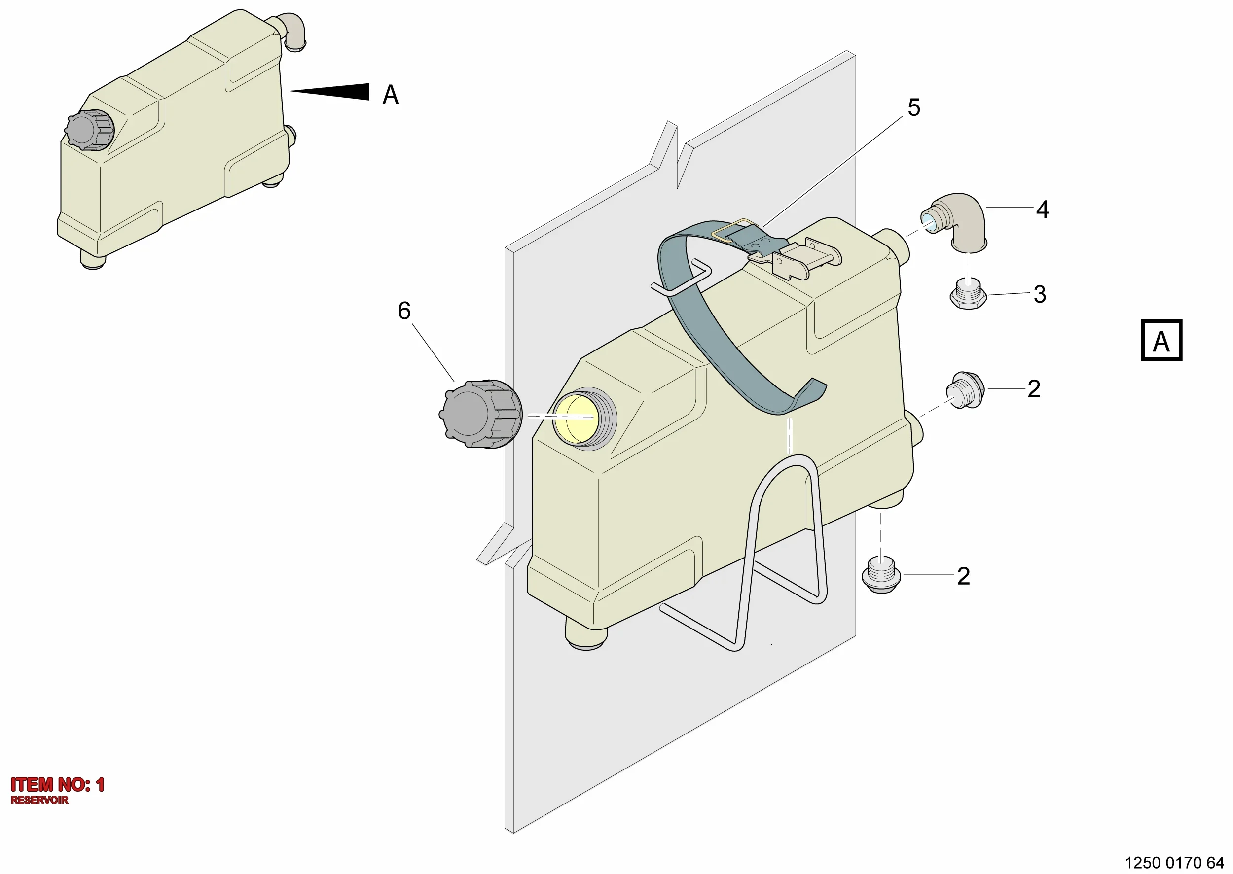 3217 7403 00 RESERVOIR - Technical Drawing