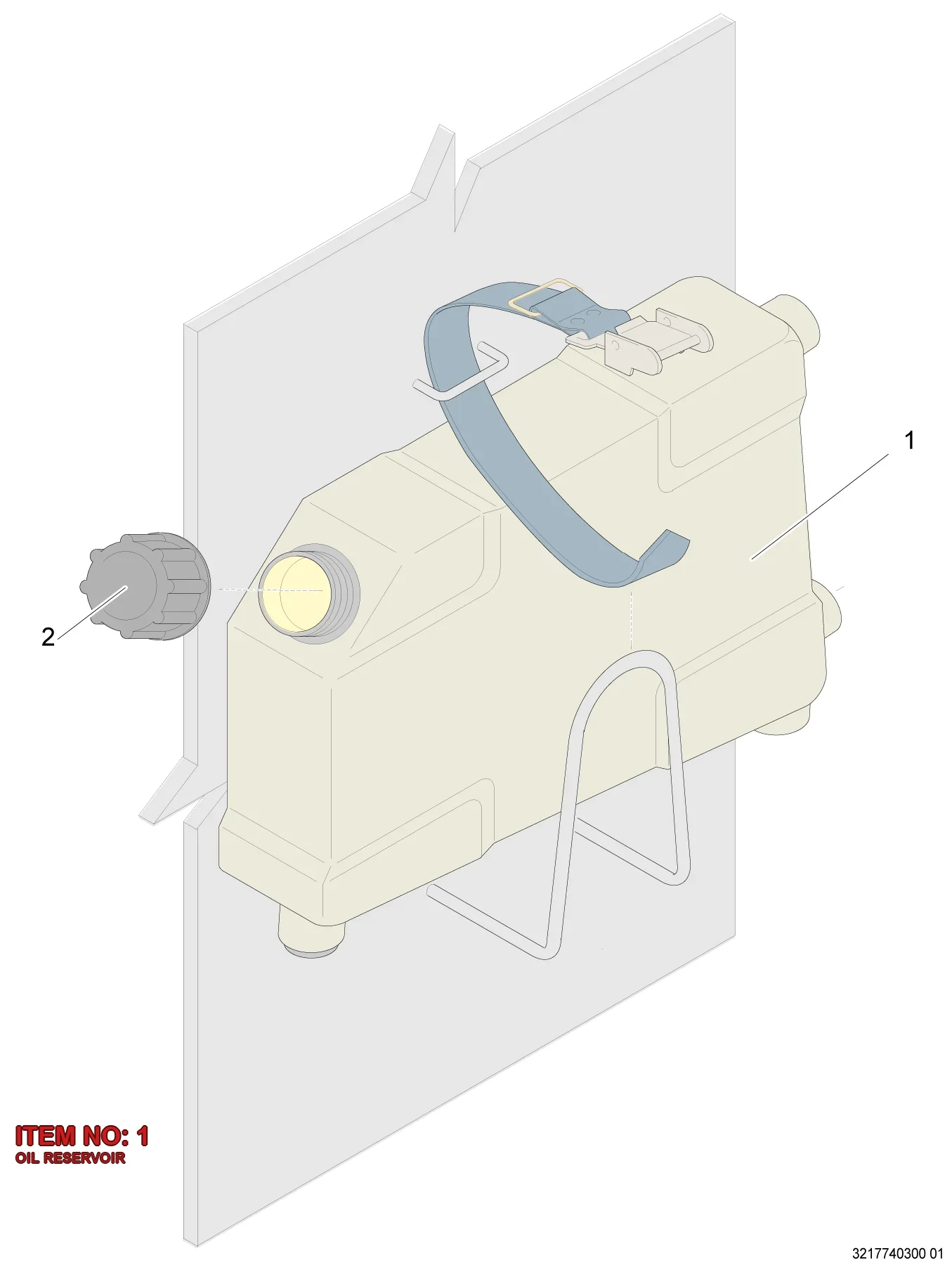 3217 7403 02 OIL RESERVOIR - Technical Drawing