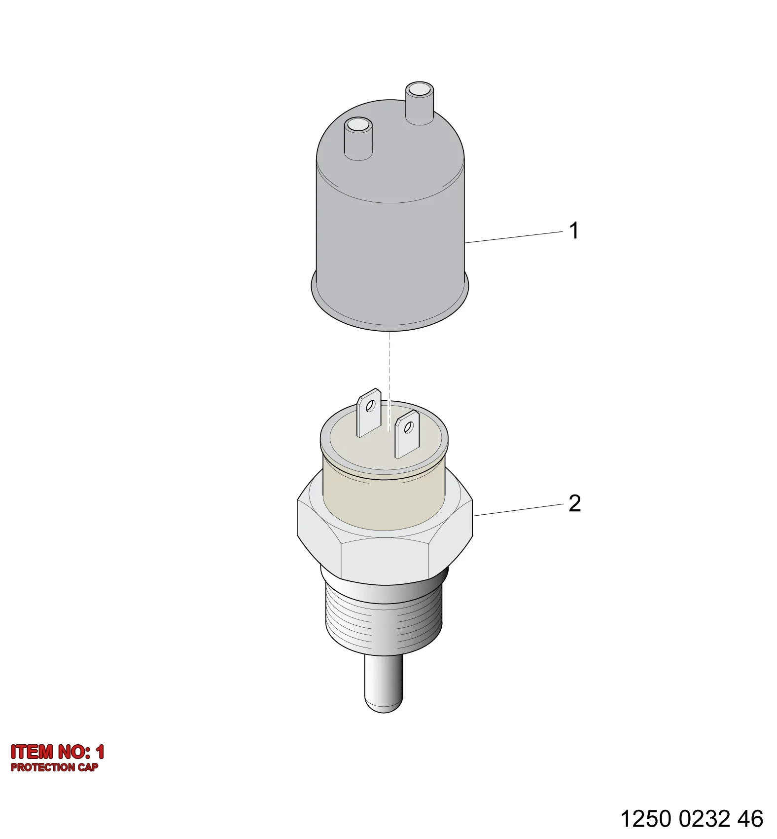 3217 7992 10 PROTECTION CAP - Technical Drawing