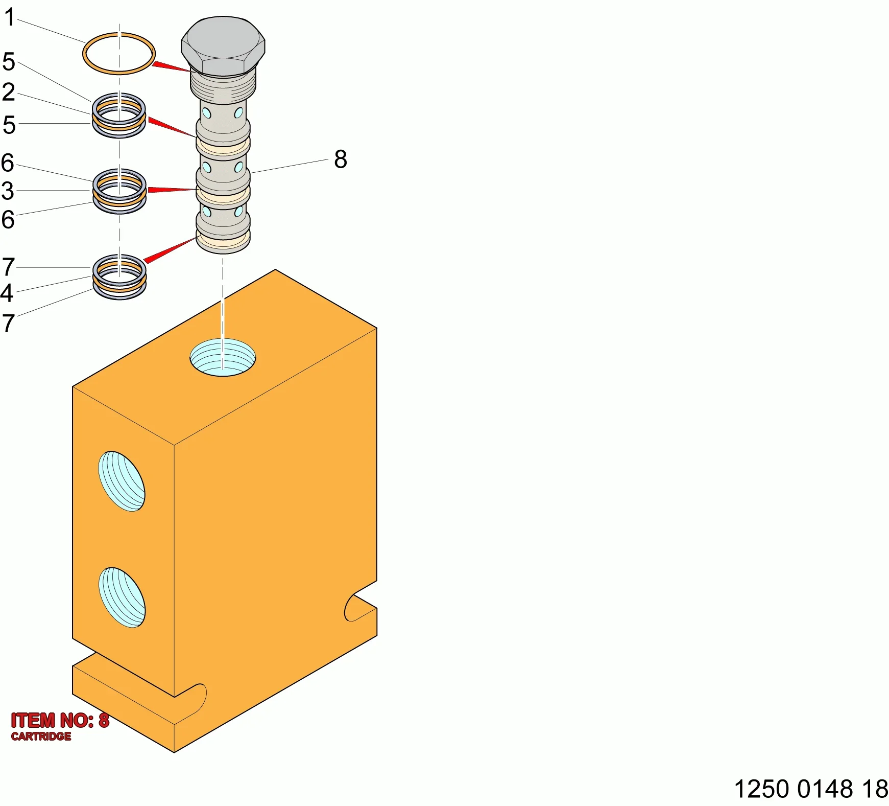 3217 8153 03 CARTRIDGE - Technical Drawing
