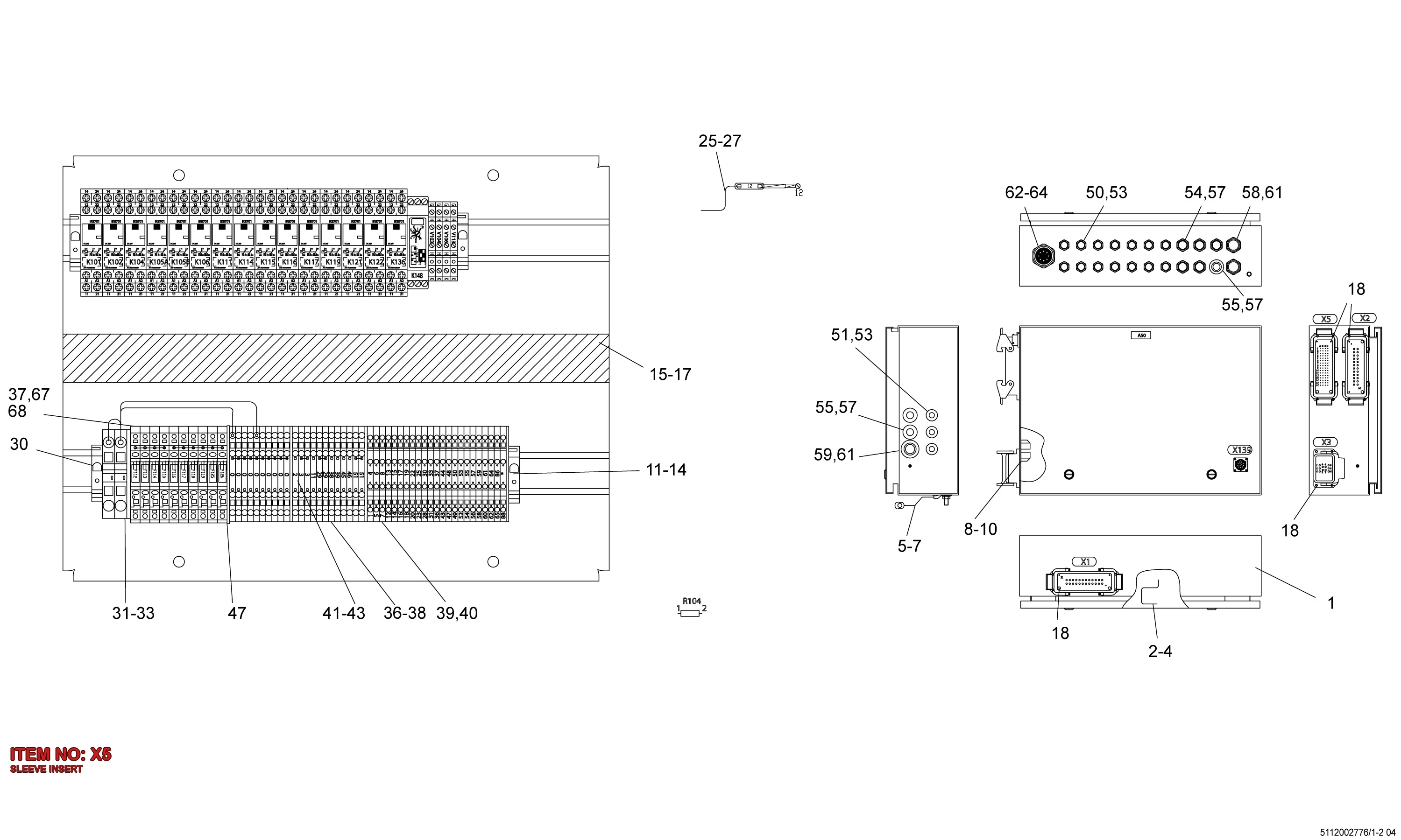 3217 8269 00 SLEEVE INSERT - Technical Drawing