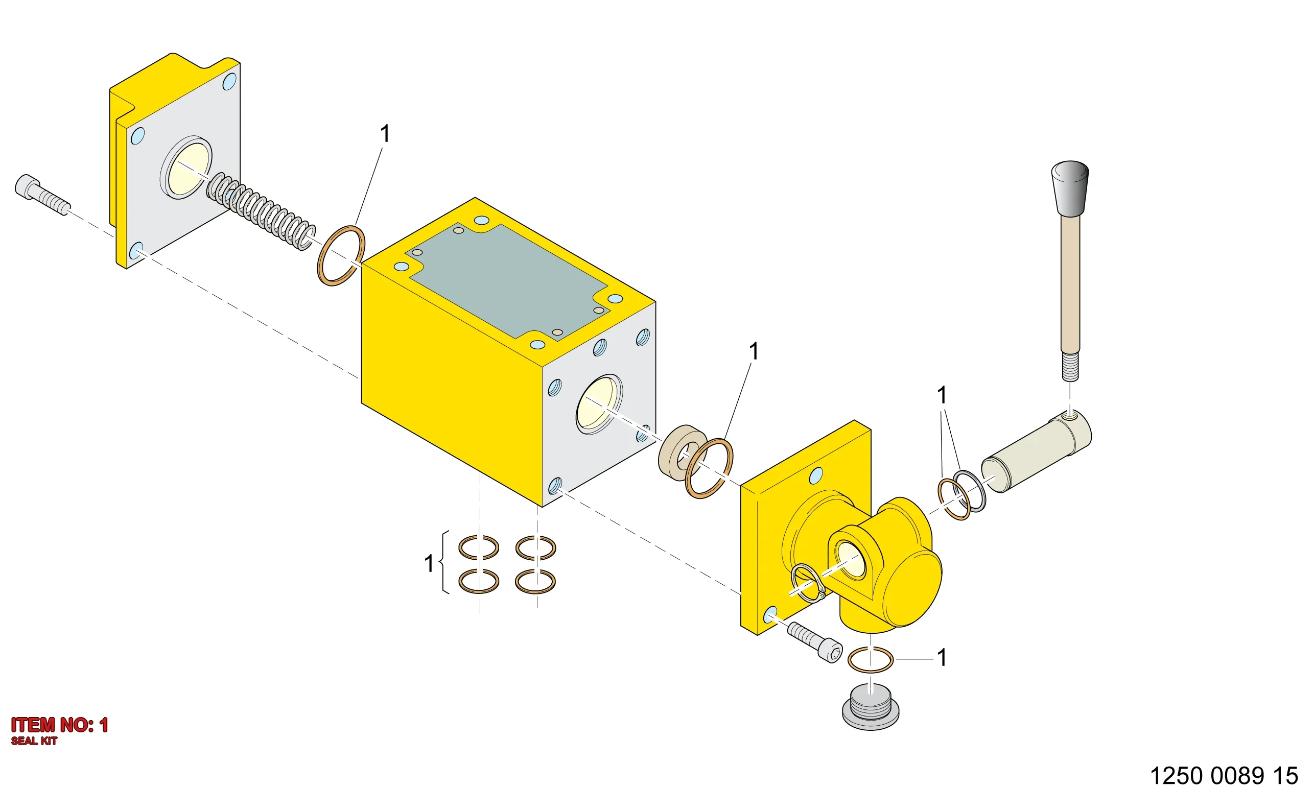3217 8483 03 SEAL KIT - Technical Drawing