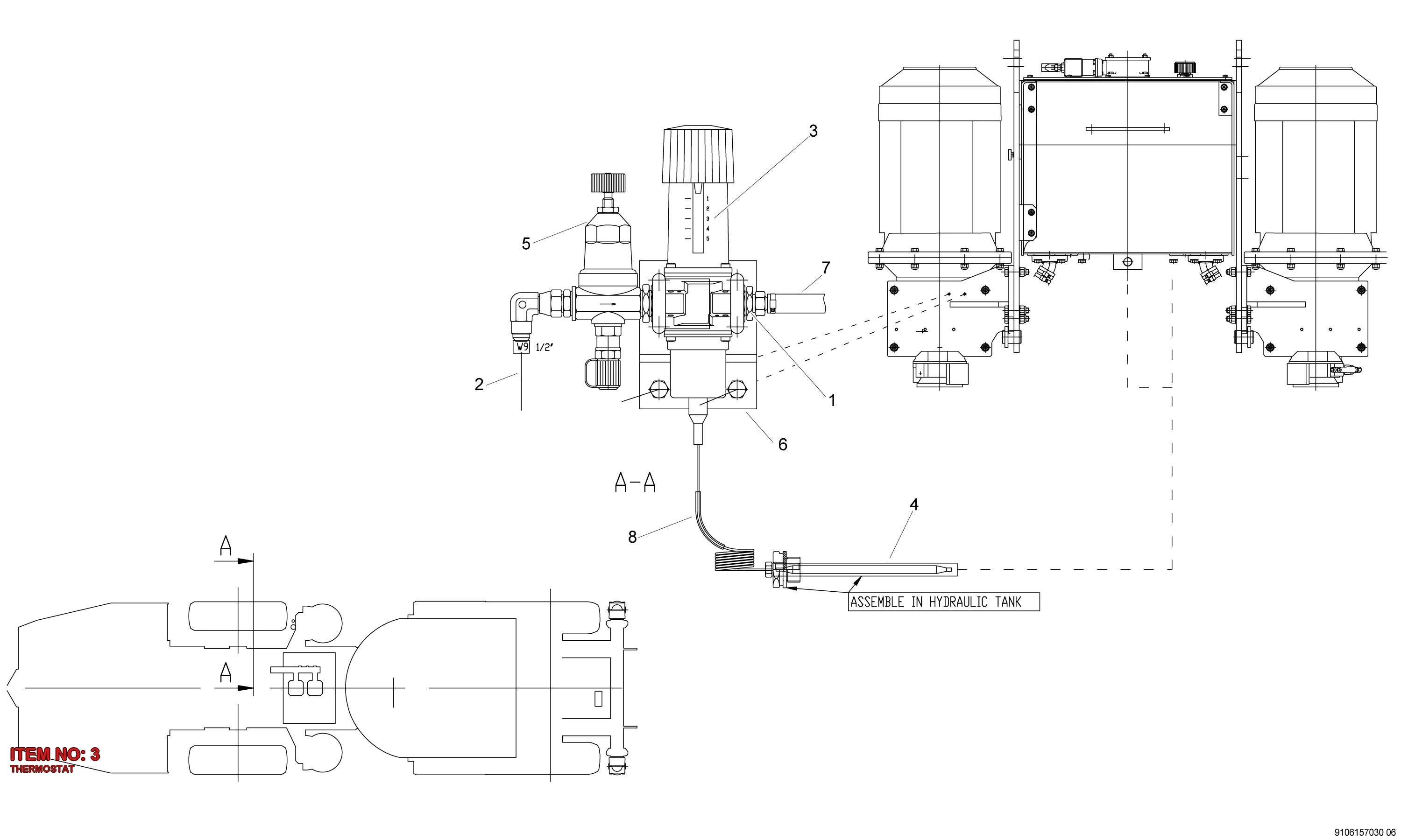 3217 8558 00 THERMOSTAT - Technical Drawing