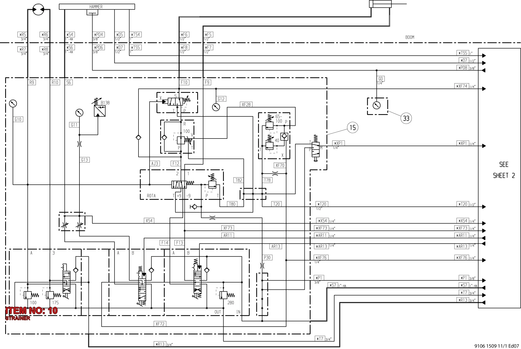 3217 8674 00 STRAINER - Technical Drawing