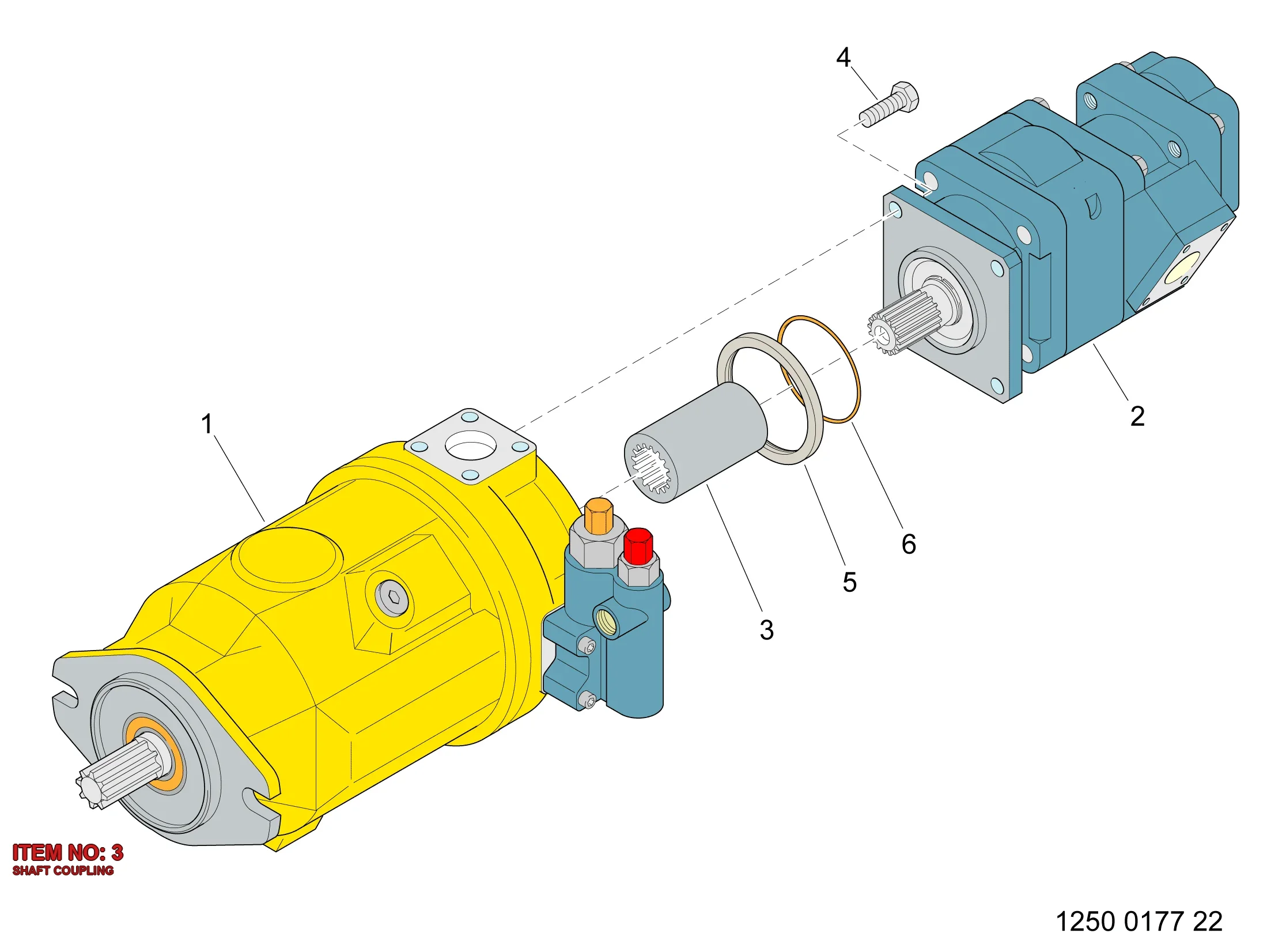 3217 8762 03 SHAFT COUPLING - Technical Drawing