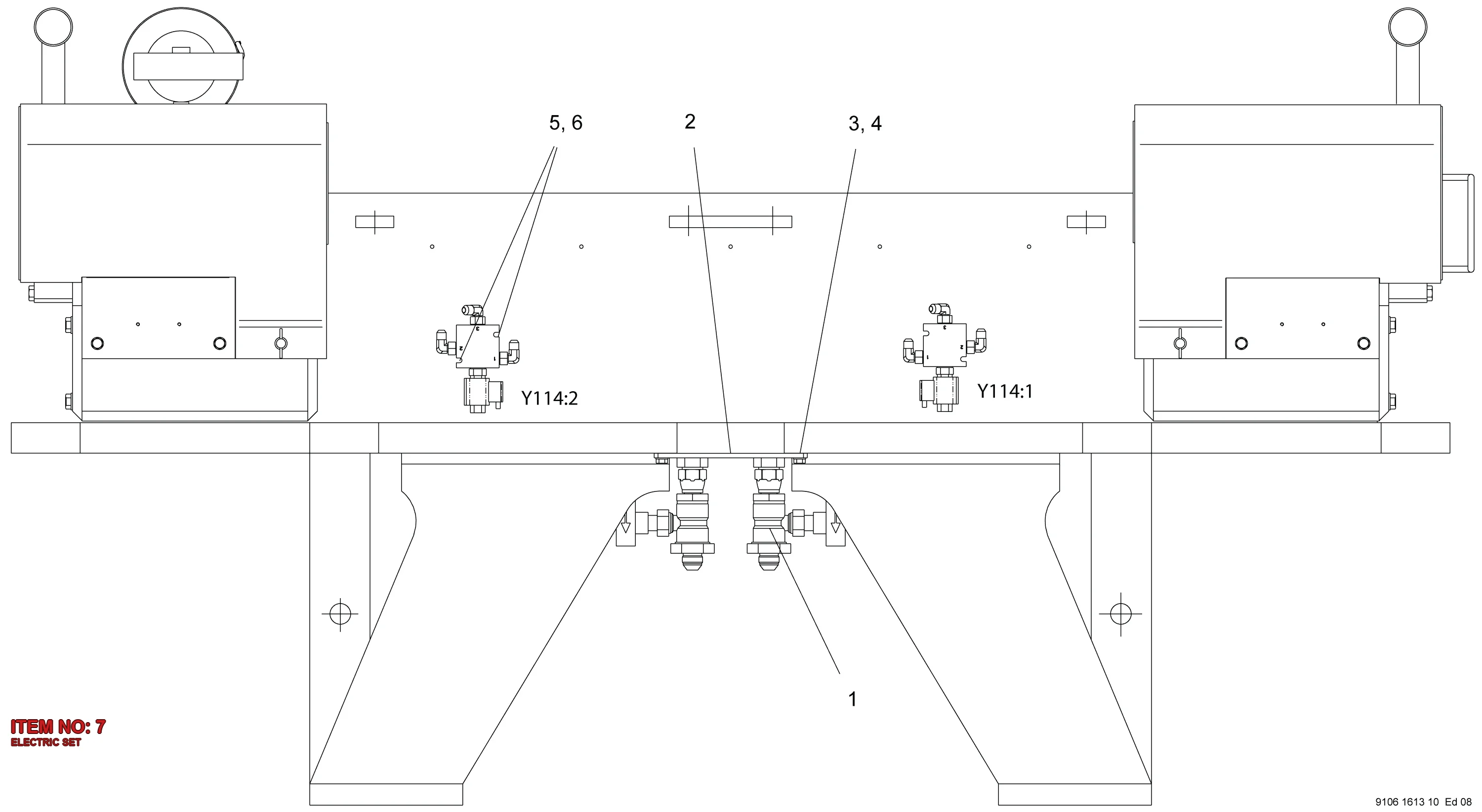 3217 8988 60 ELECTRIC SET - Technical Drawing