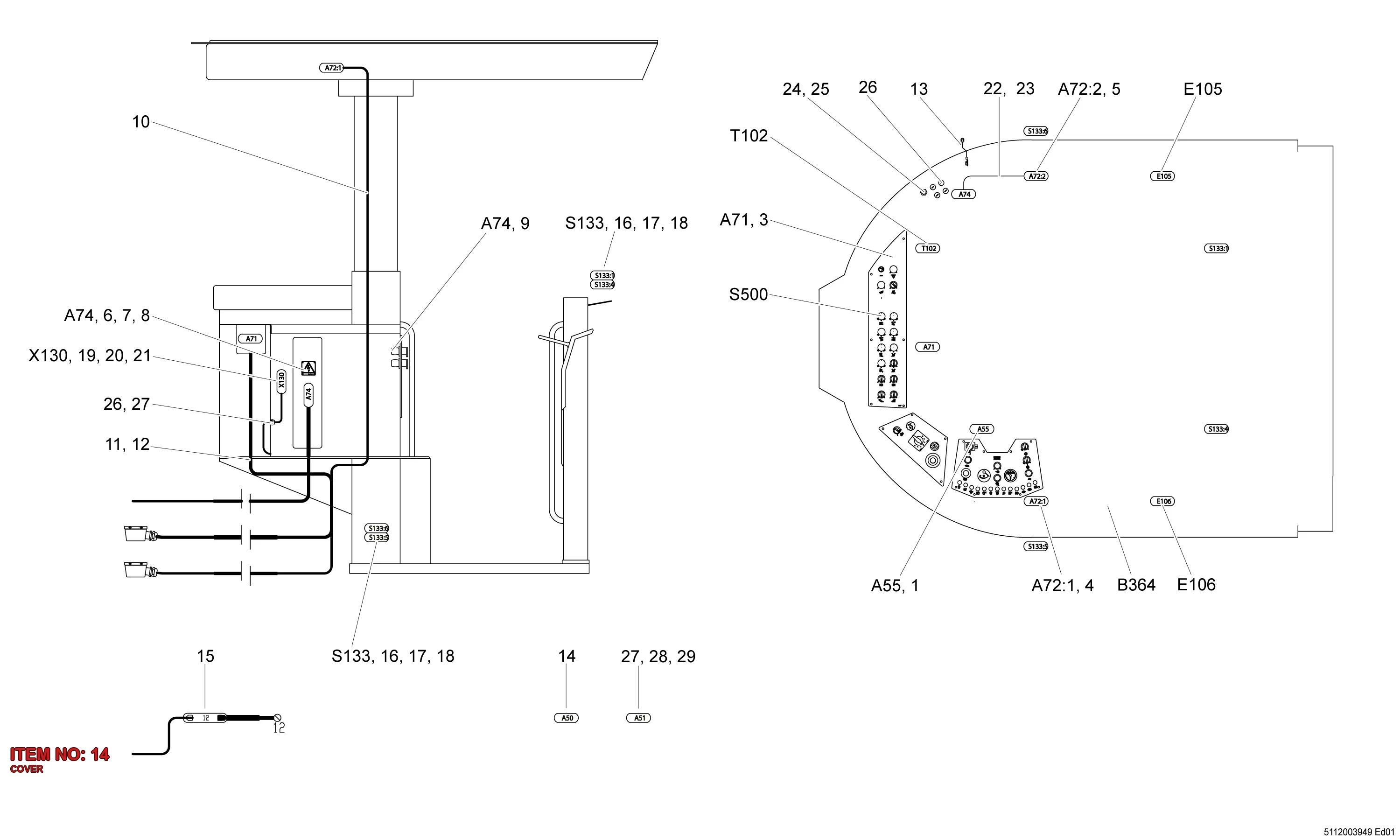 3217 9005 10 COVER - Technical Drawing