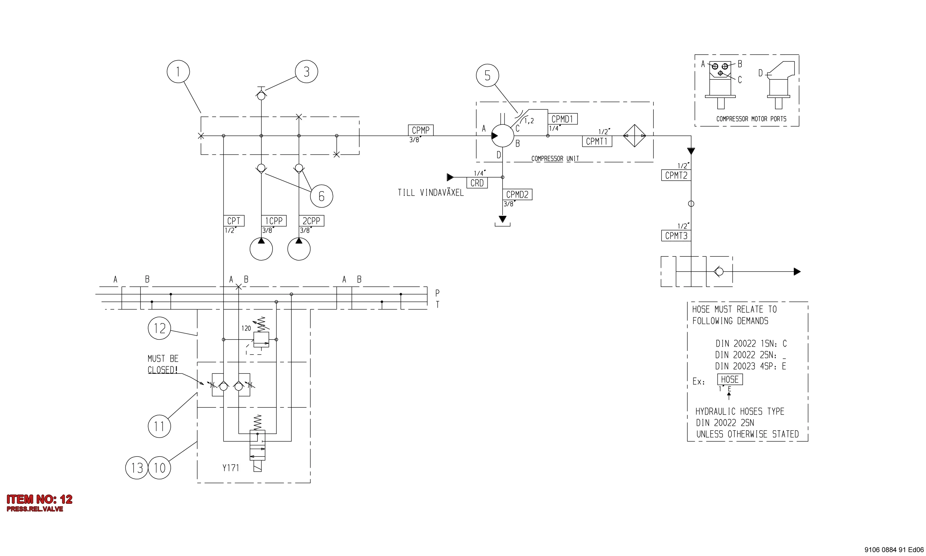 3217 9082 07 PRESS.REL.VALVE - Technical Drawing