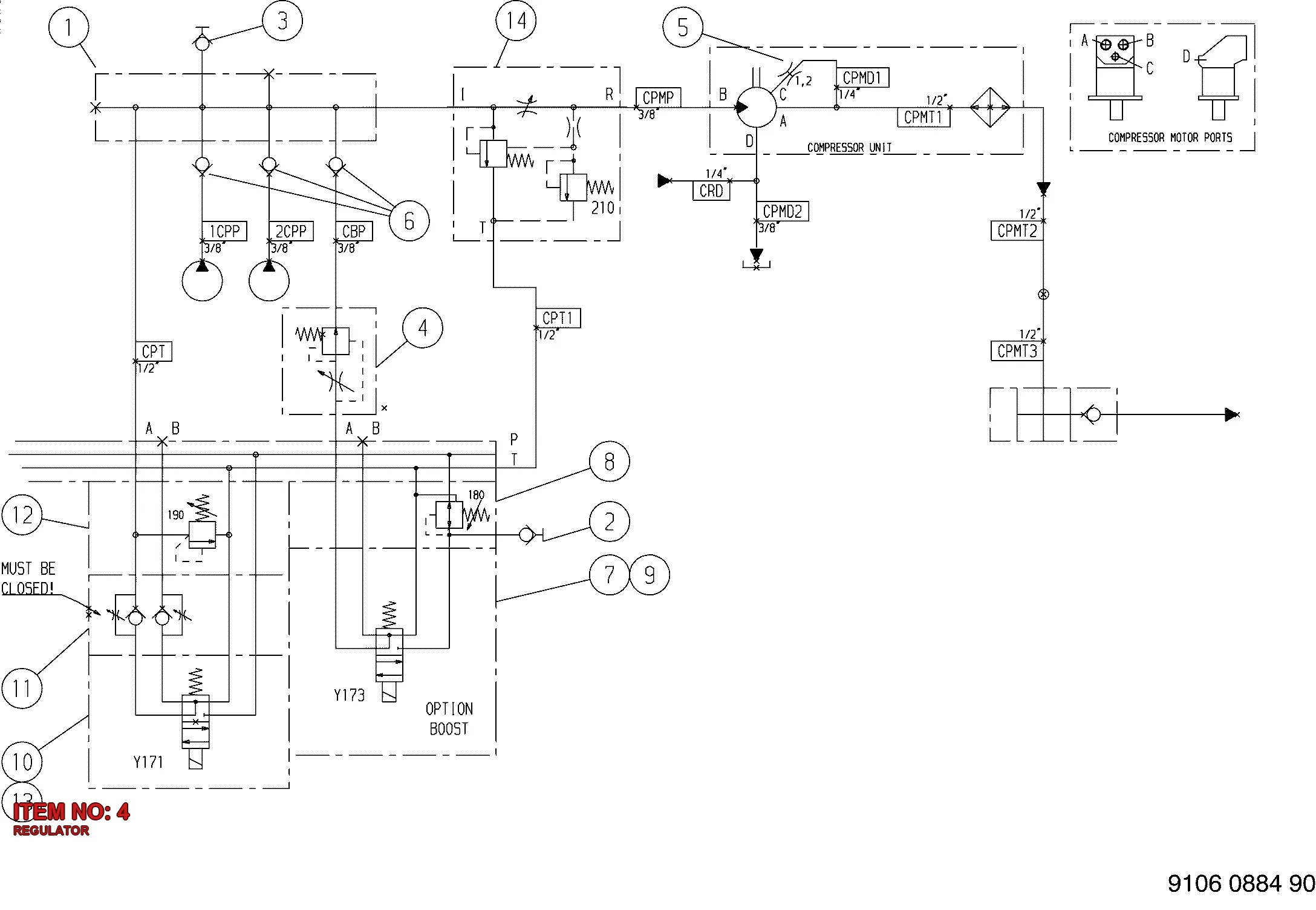 3217 9193 03 REGULATOR - Technical Drawing